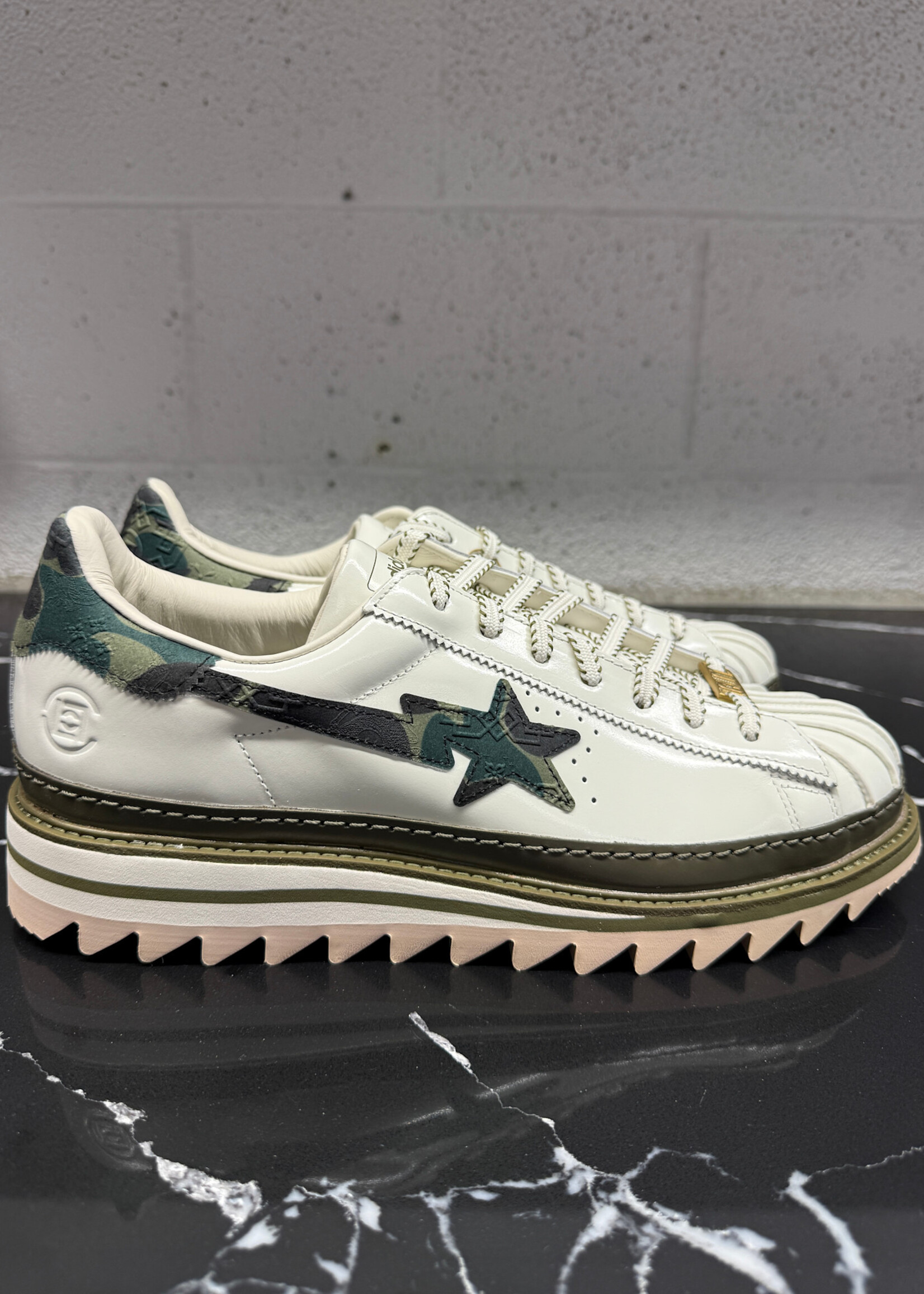 Adidas x Clot x Bape Superstar by Edison Chen 12.5