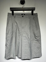 Stussy Grey Pinstripe Wrinkle Shorts Unisex 30