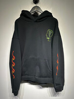 Brain Dead Black Snake Sleeve Hoodie XXL