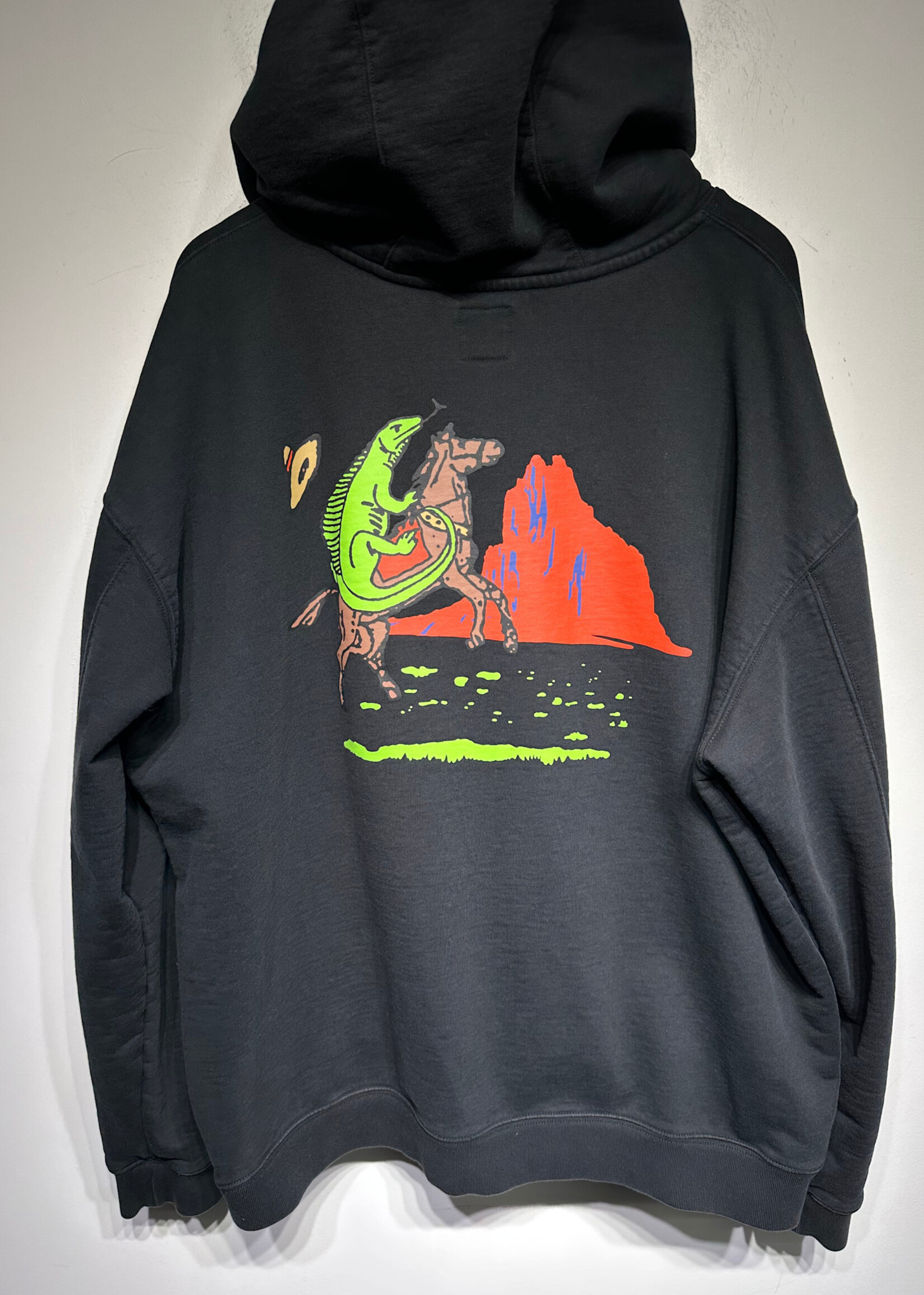 Brain Dead Black Snake Sleeve Hoodie XXL