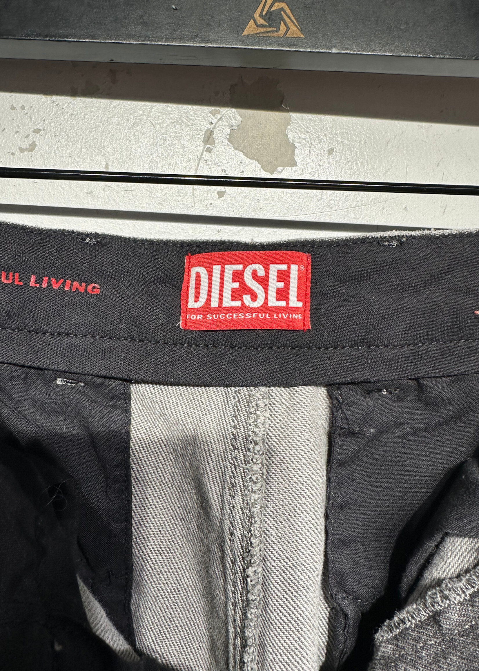 Diesel Front Seam Grey Jeans Masc 31