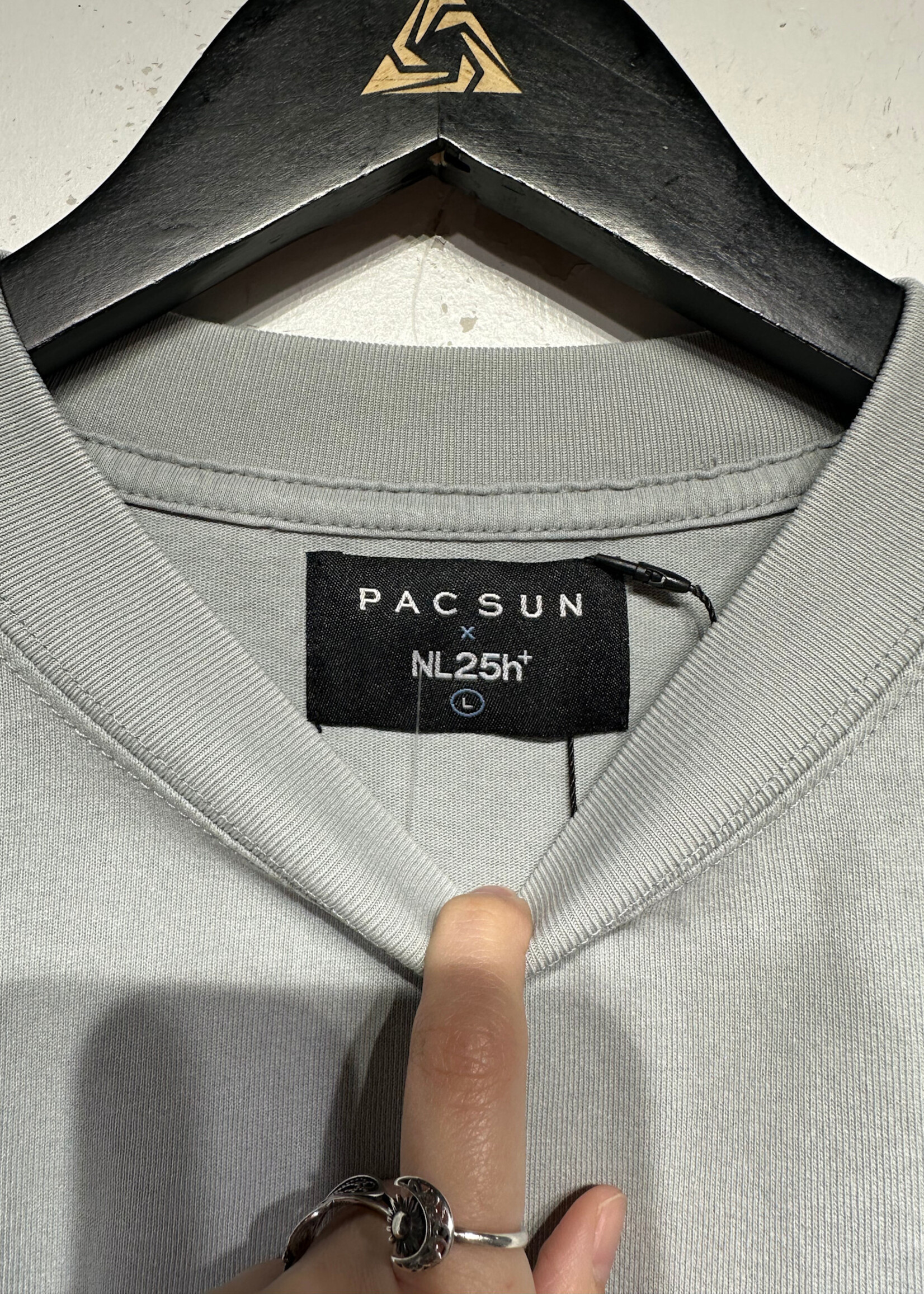 Pacsun X NL25H Made In The Night Grey NWT Tee L
