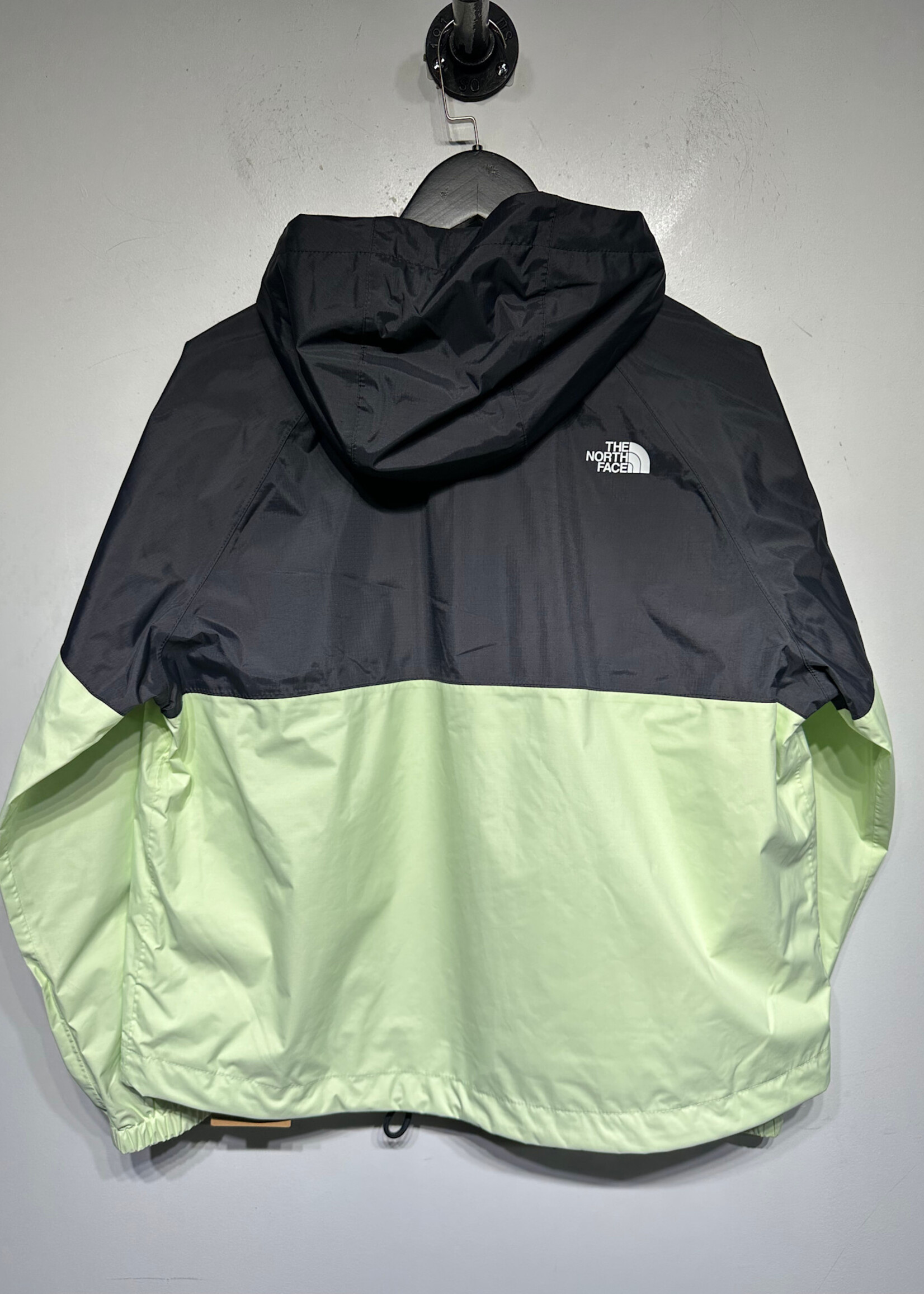 North face NWT Black/Green Zip up Shell Jacket Fem L