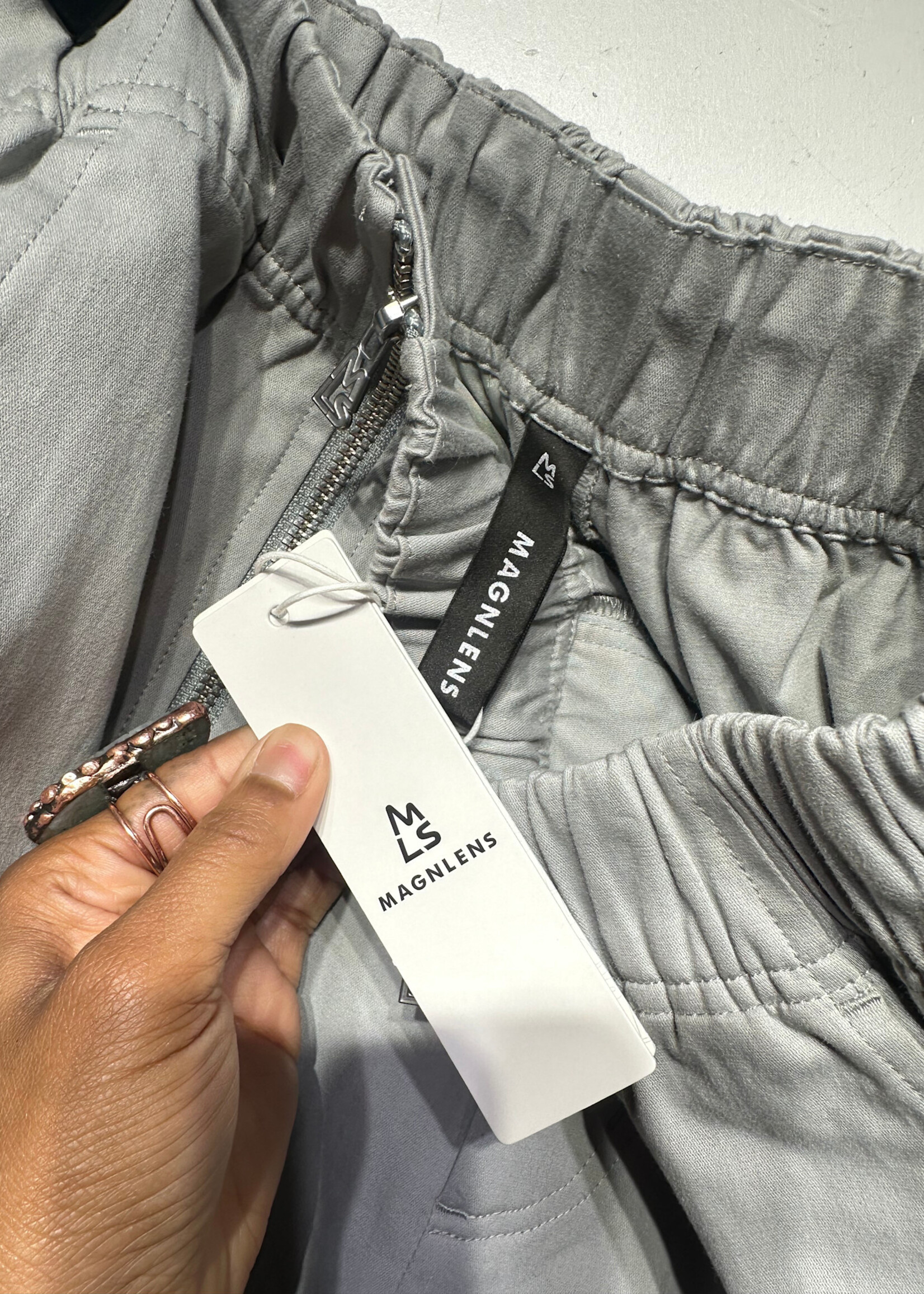 Magnlens Double Zip Grey Shorts Masc 28