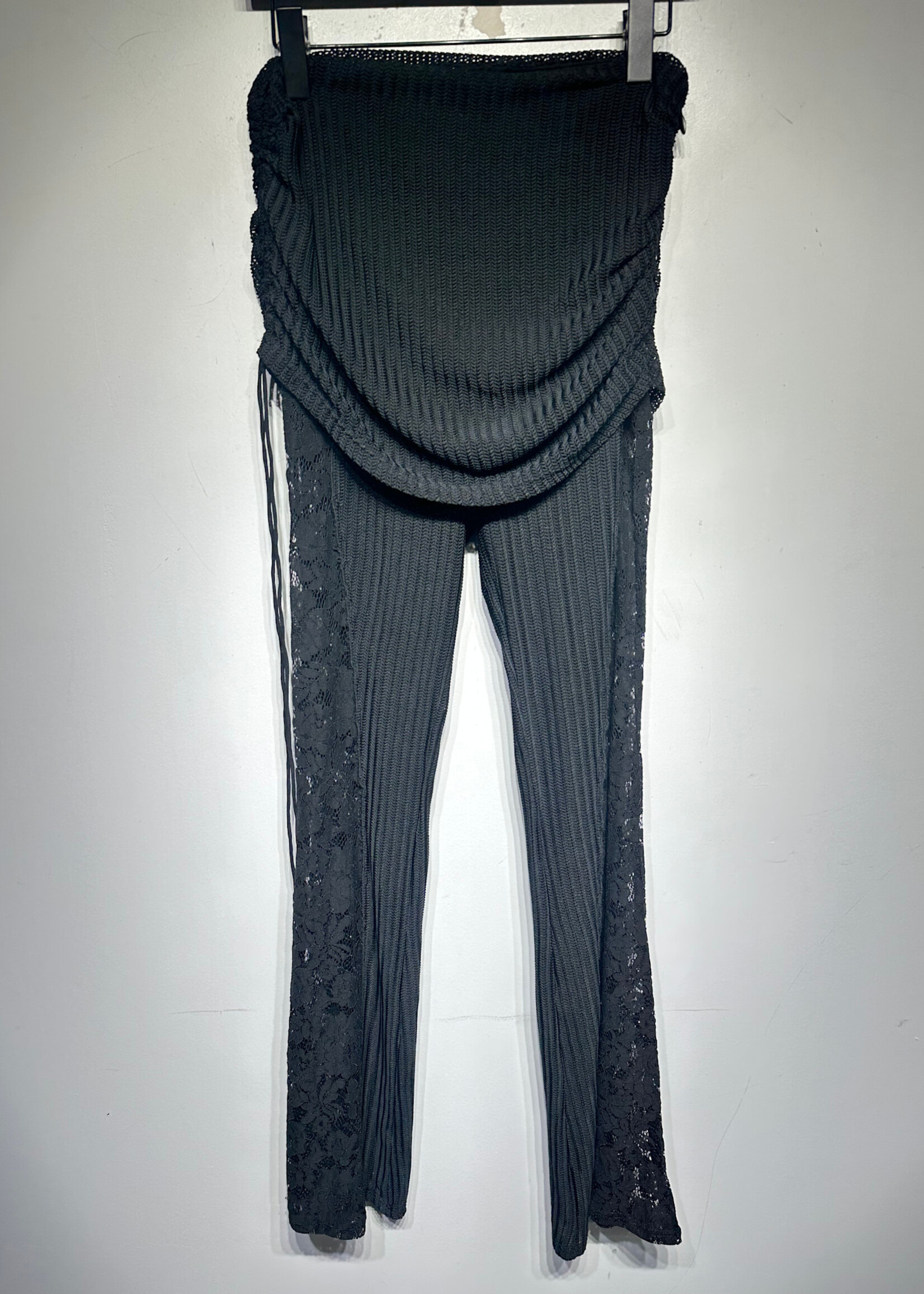 Murci NWT Layered Black Lace Pants 6/28