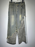 Aelfric Eden Mud Wash Faux Leather Jeans Unisex 30