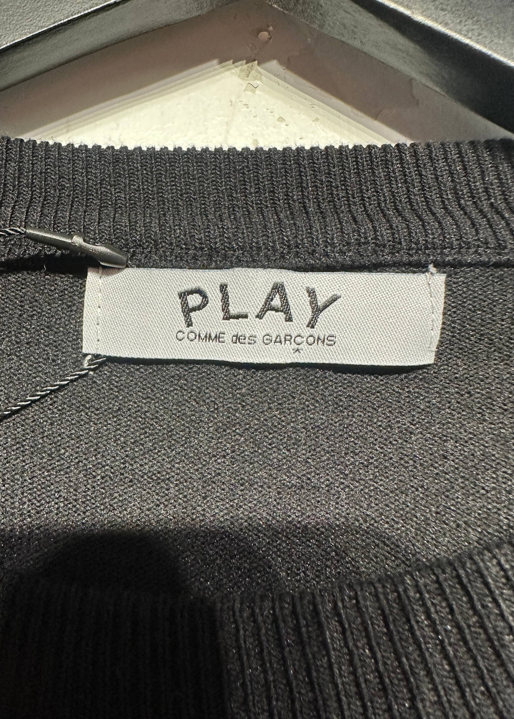 CDG Play Black Small Heart Sweatshirt Fem S