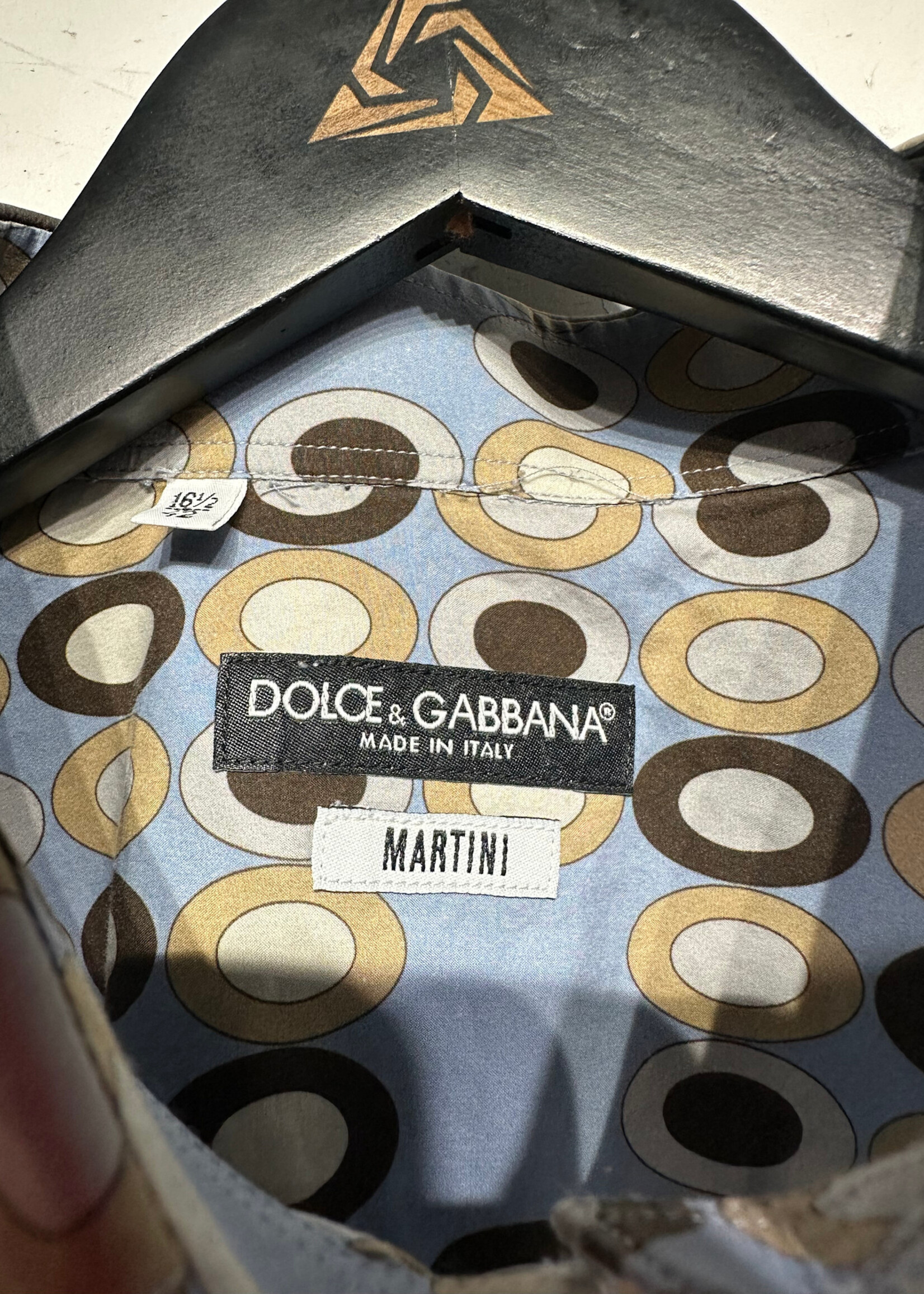 Dolce&Gabbana Martini Blue BU LS L Masc