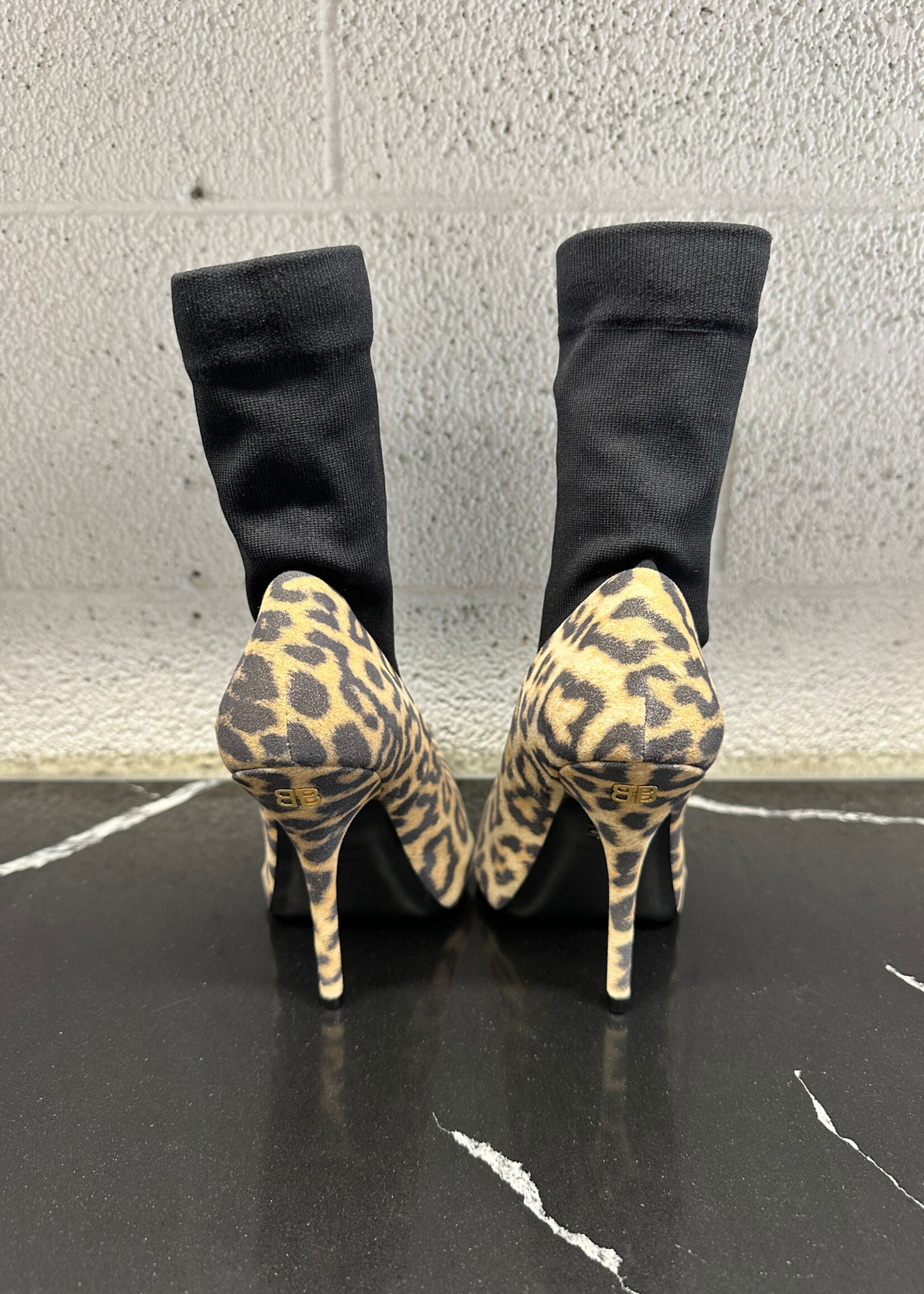 Balenciaga Cheetah Pump Knife Heels 7
