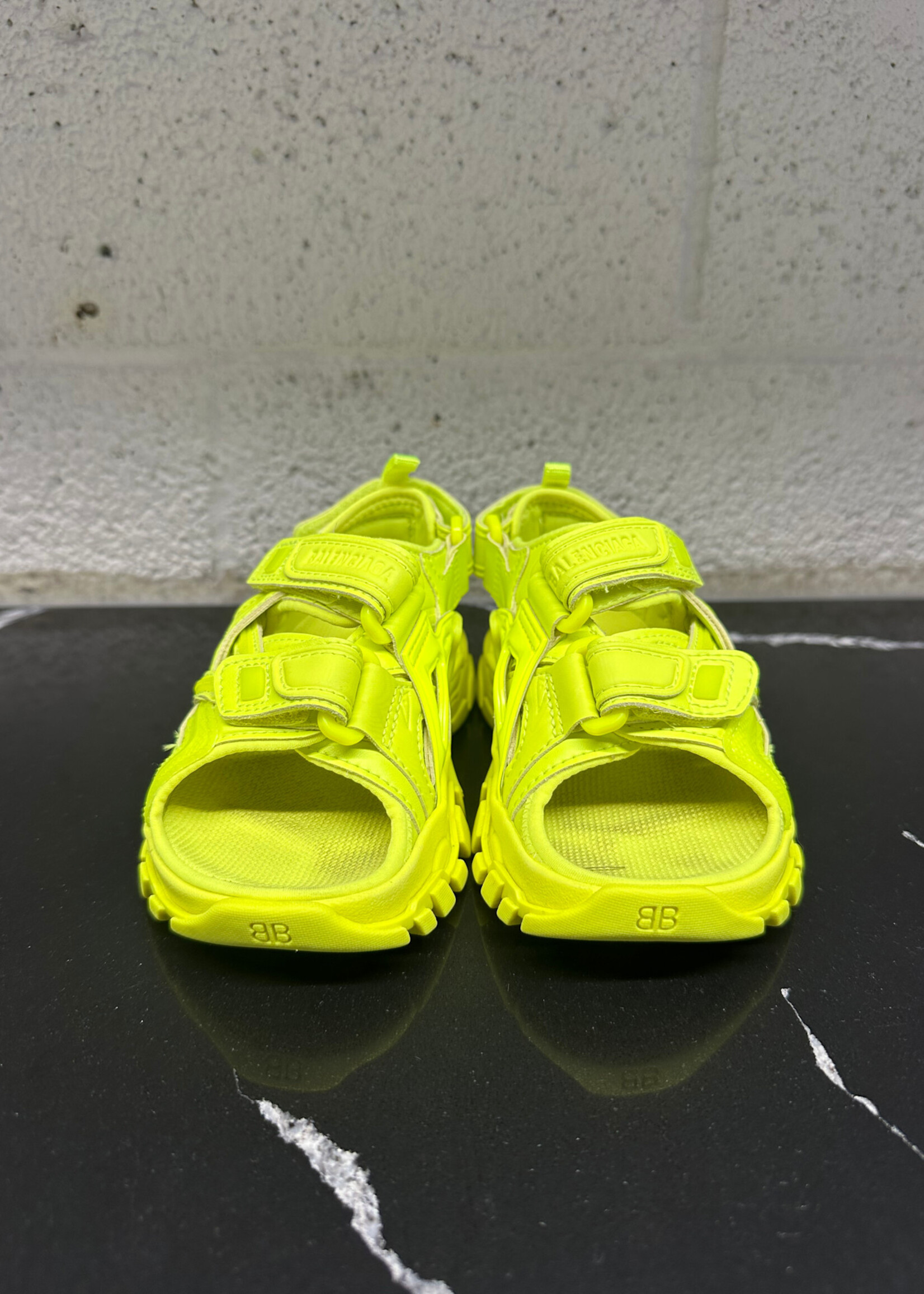 Balenciaga Yellow Track Sandals 9.5cc
