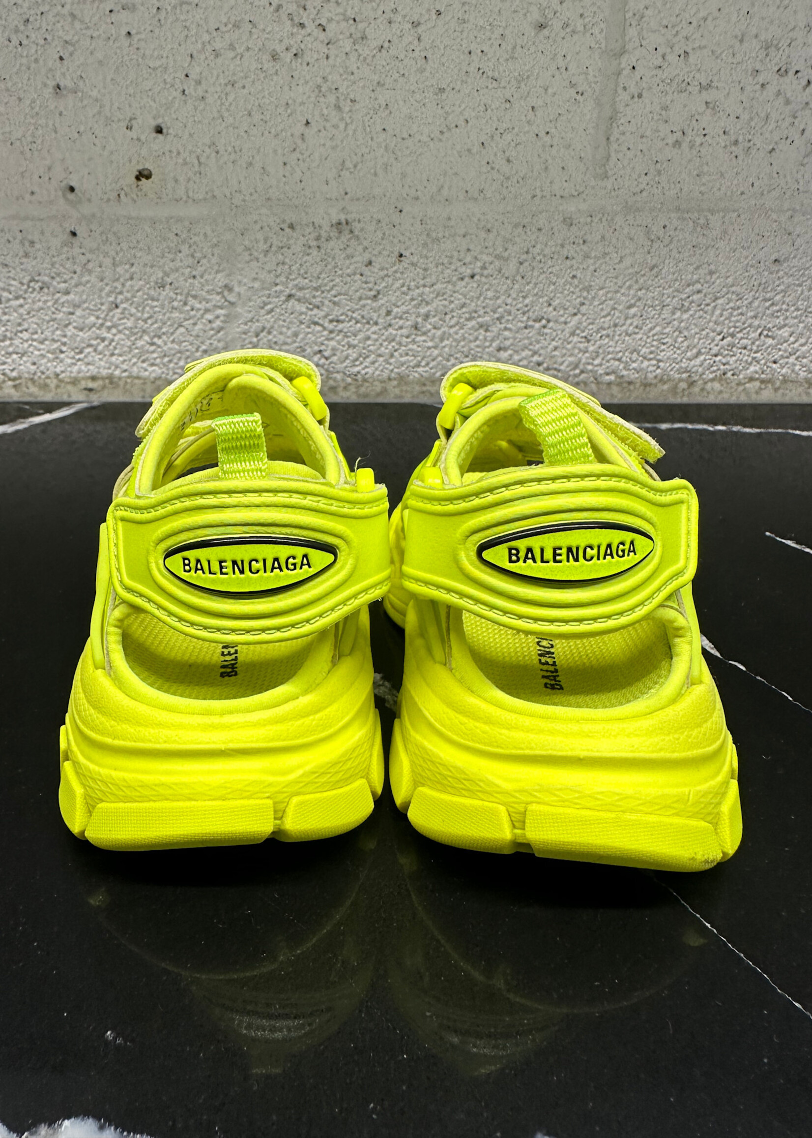 Balenciaga Yellow Track Sandals 9.5cc