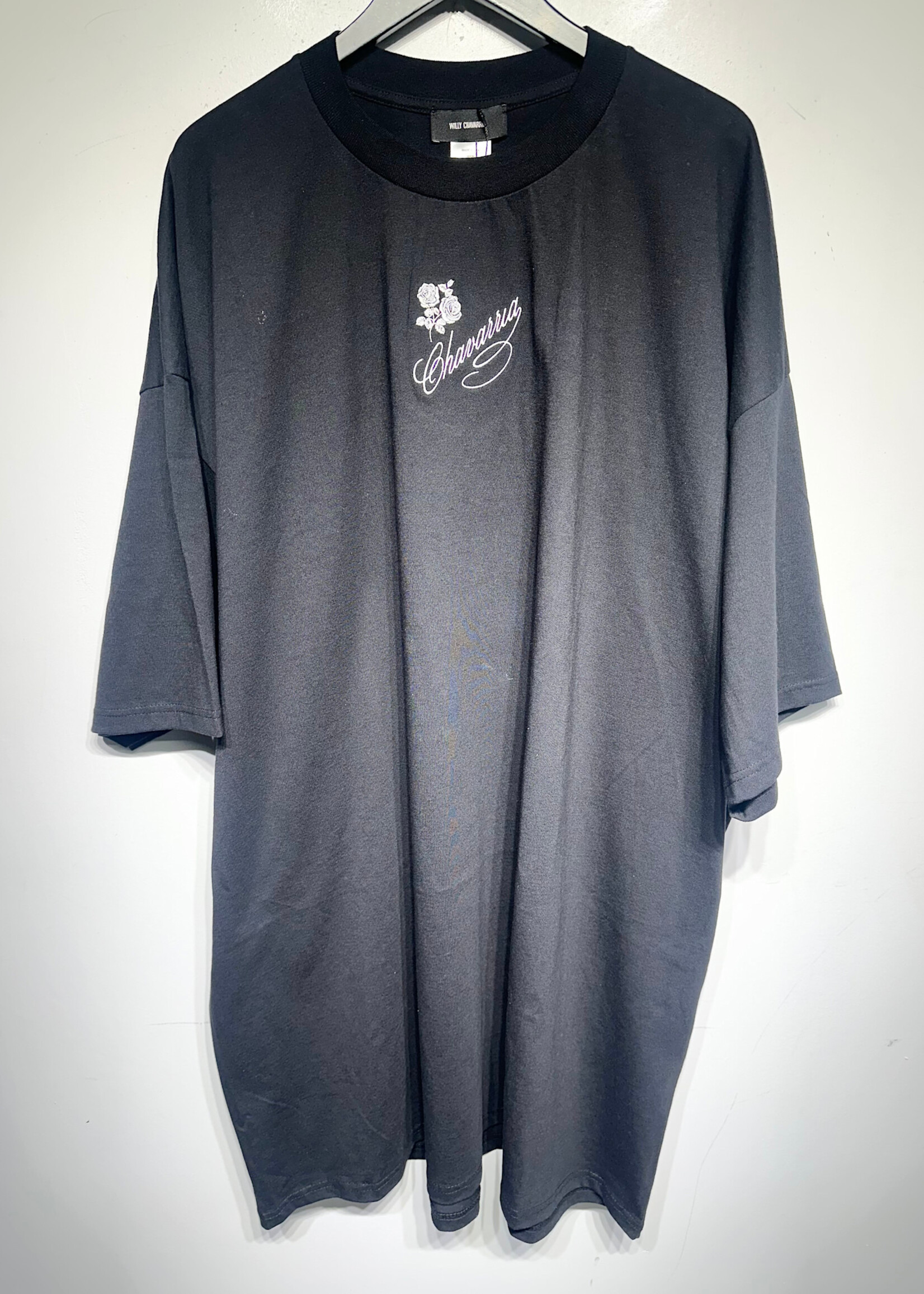 Willy Chavarria Script Logo Oversized Tee XL