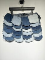 Akira Multi Pocket Denim Skirt 32