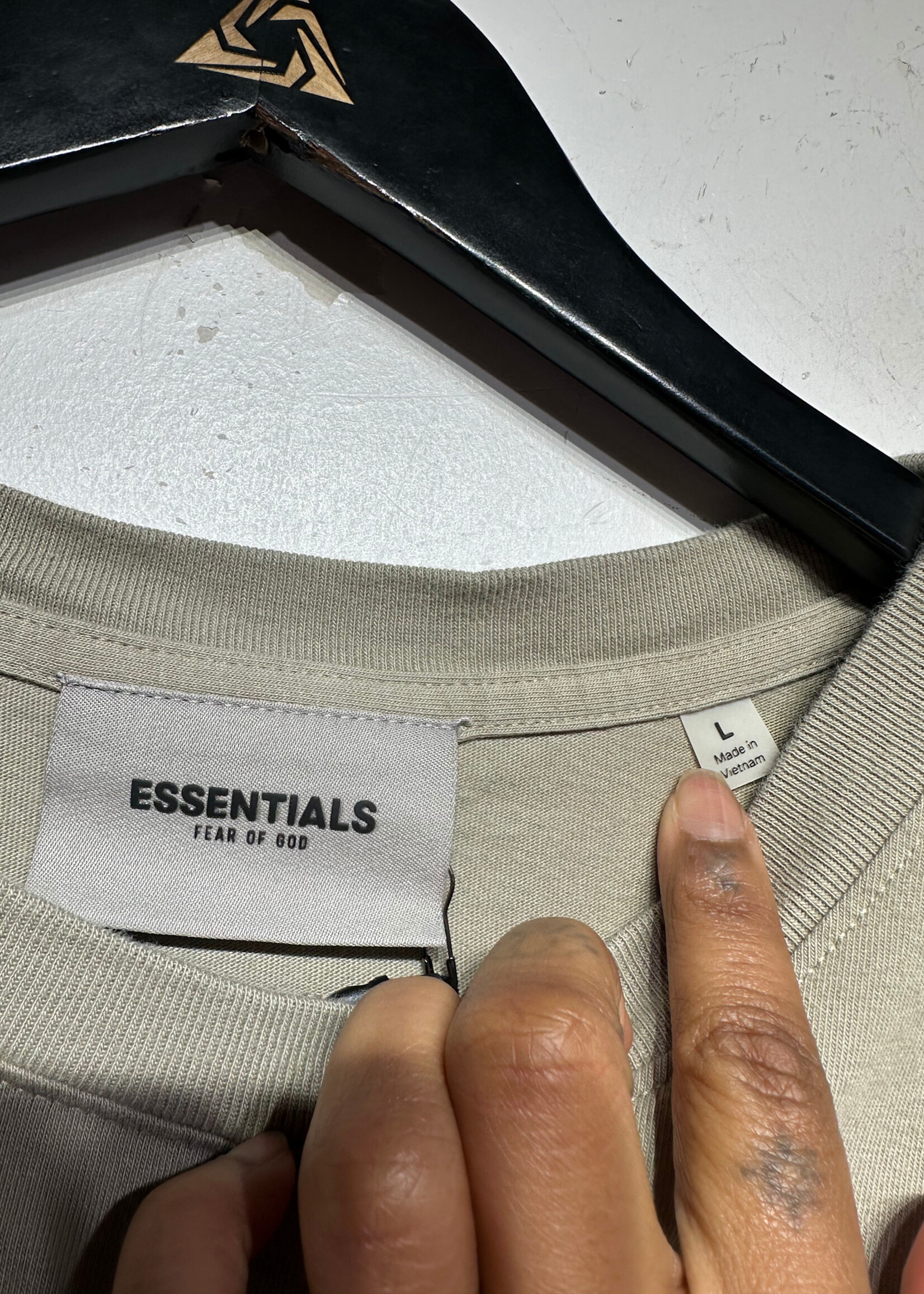 Essentials FOG Beige Tee L