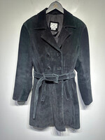 Arleen Bowman Suede Trench Coat Fem M