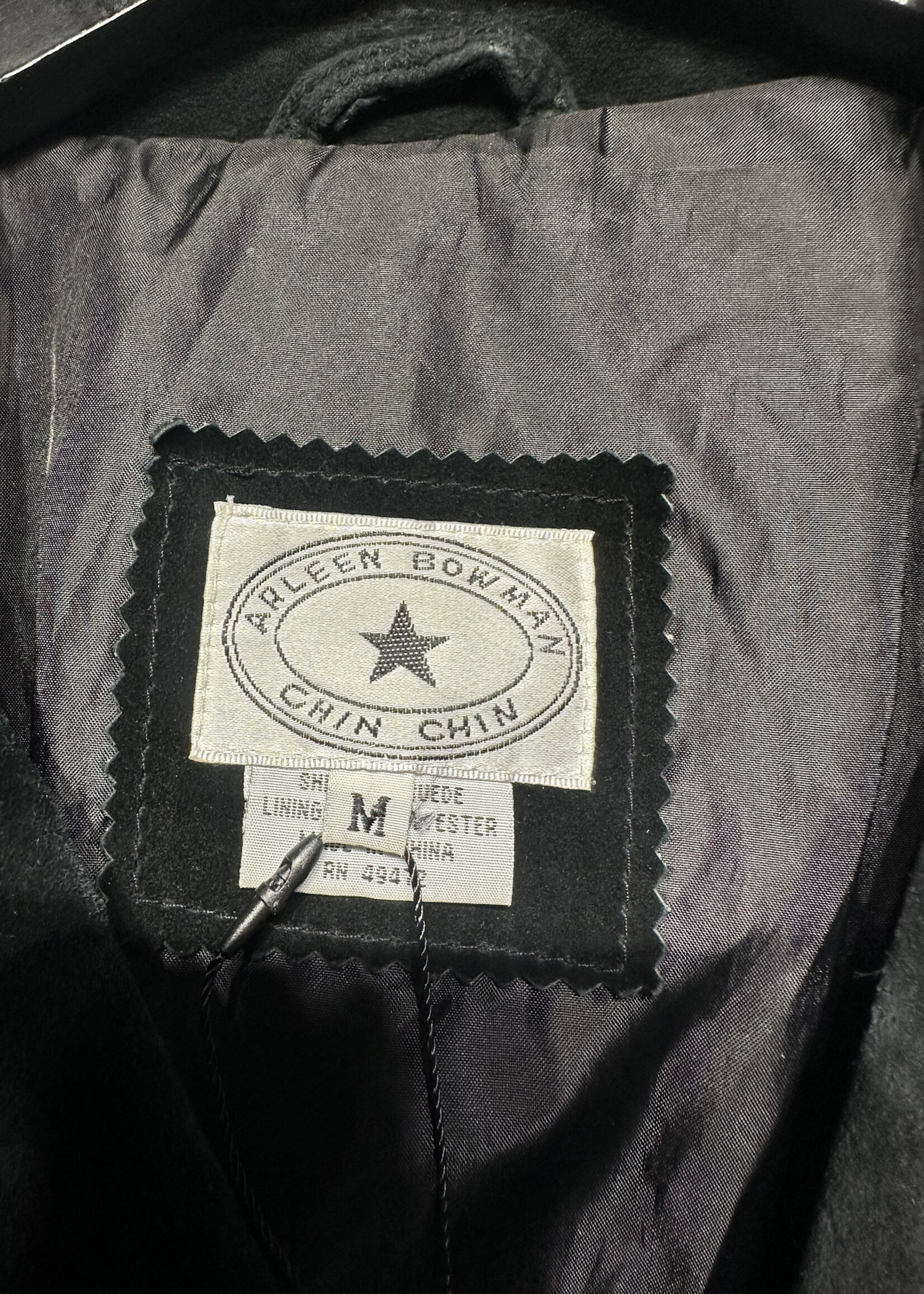 Arleen Bowman Suede Trench Coat Fem M