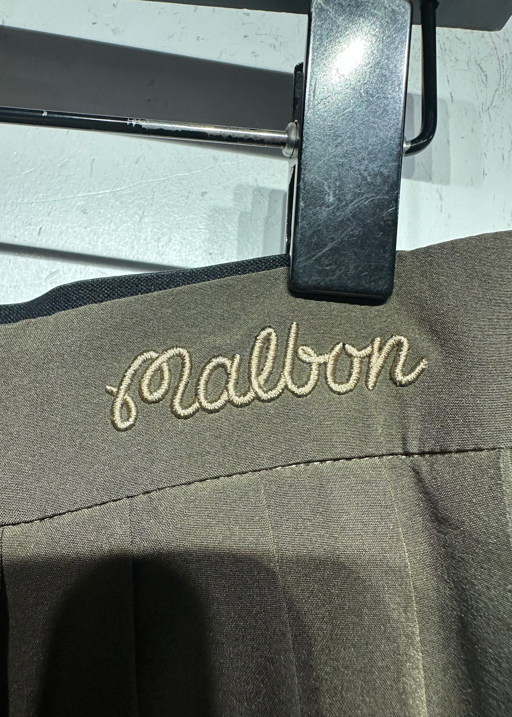 Malbon Olive Green Pleated Skirt 27