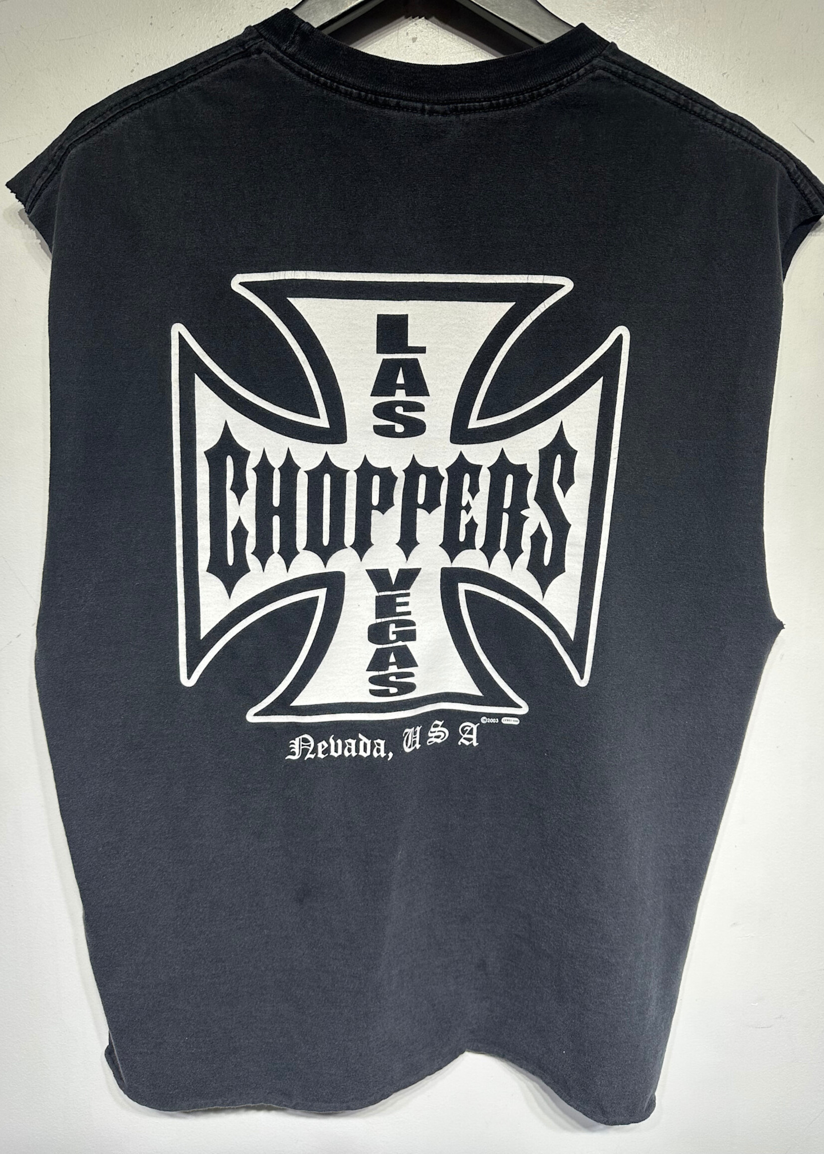 West Coast Choppers 2003 Cutoff Black Tee XL