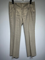 Alice + Olivia Gold Linen Trousers 30