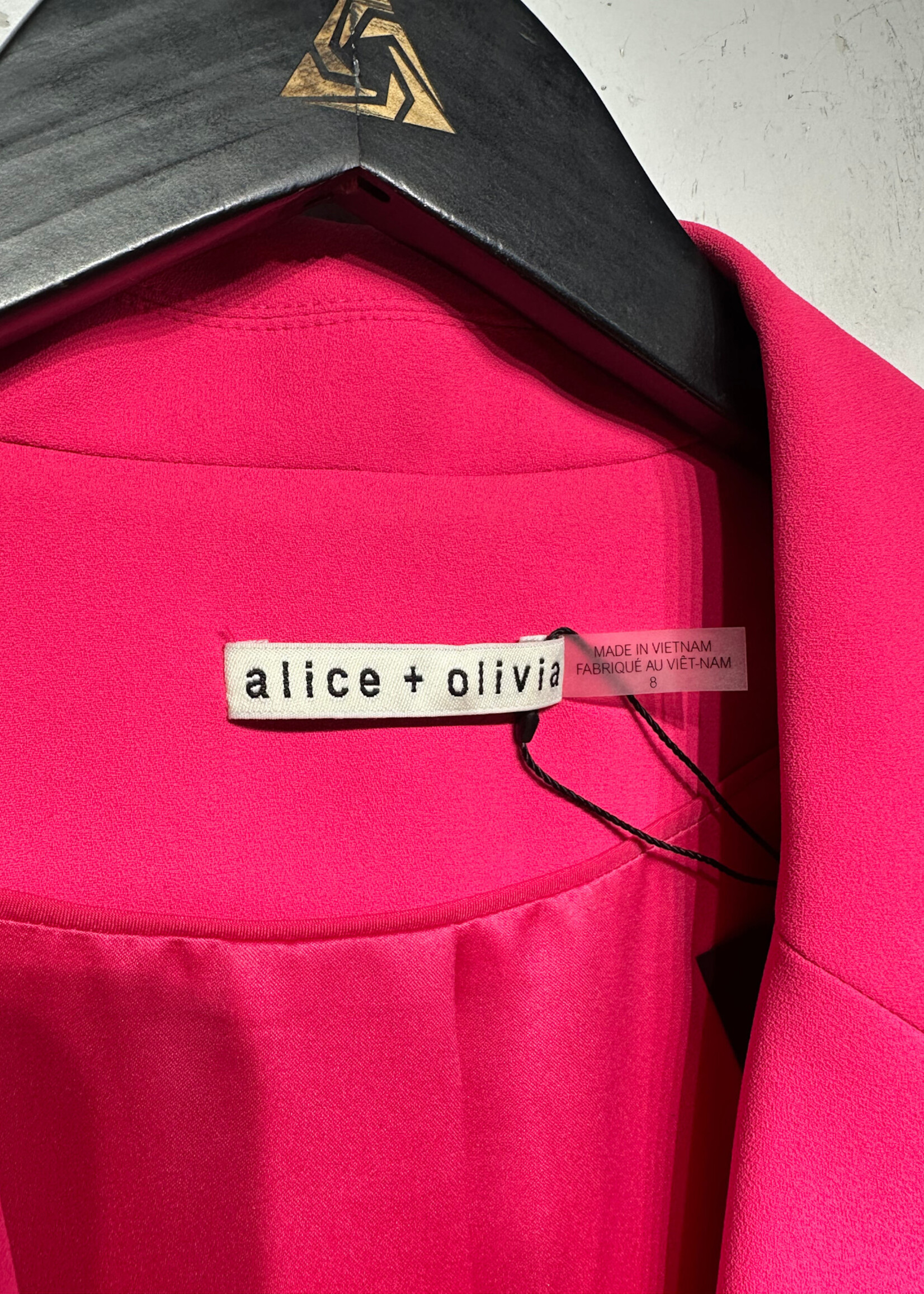 Alice + Olivia Pink 2 PC  Blazer Pant Set M/30