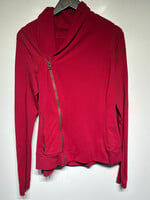 Lululemon Red Asymmetrical LS Workout Jacket M