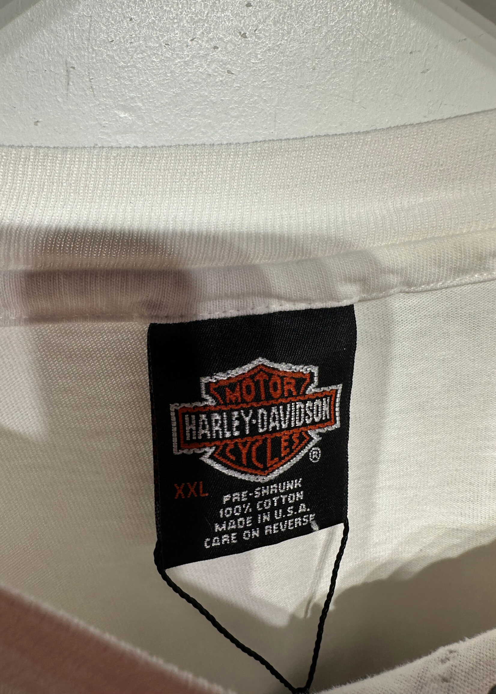 Harley White Silent Gray Fellow Rapid City Vintage Tee XXL