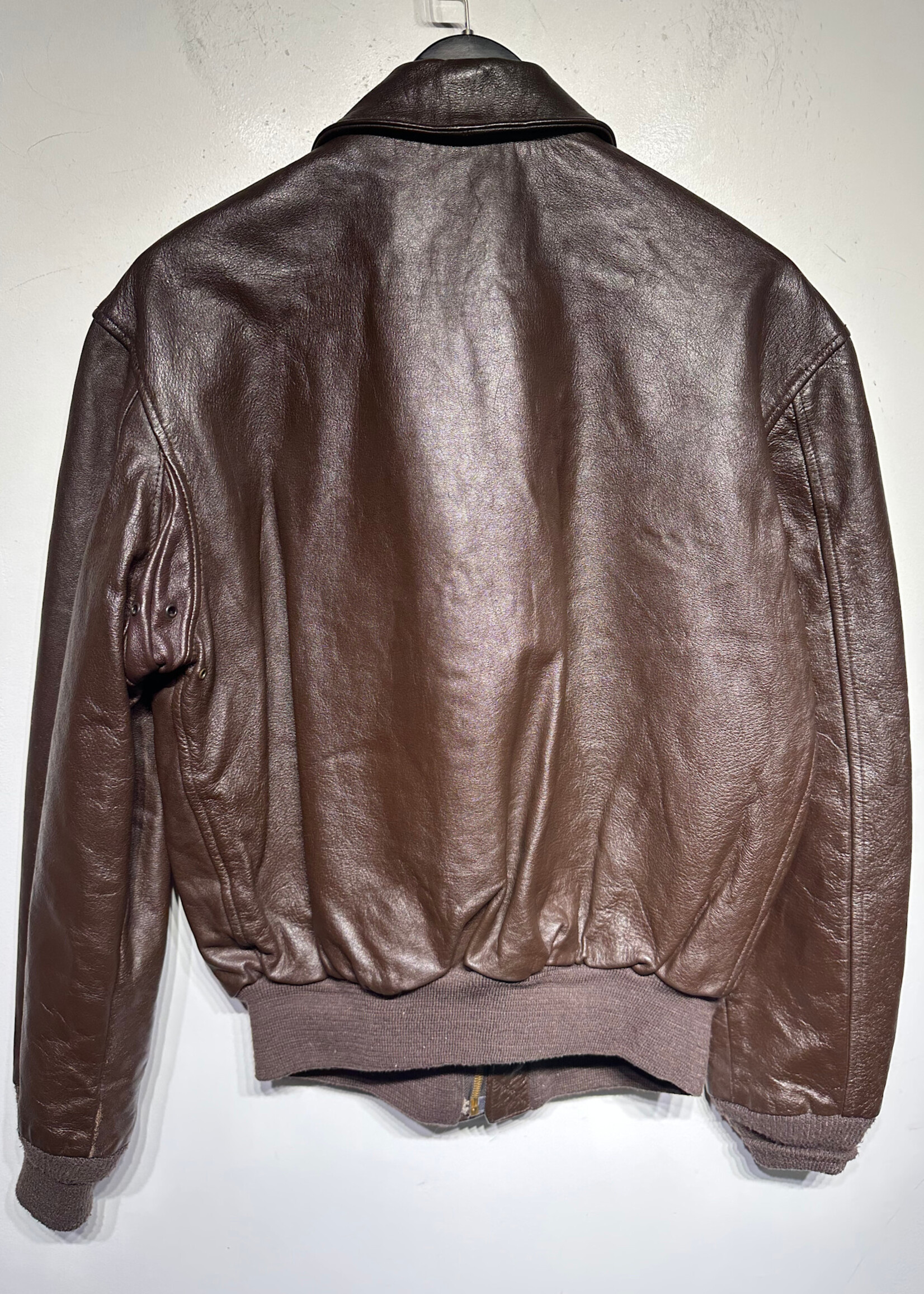 Saddlery Brown G-2 Leather Jacket Masc S