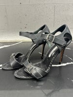 Manolo Blahnik Black Buckle Stilettos 39.5/9