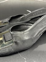Gucci 2000s Black Pony Hair Mules 9.5