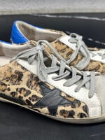 Golden Goose Leopard Suede Sneakers 40/9