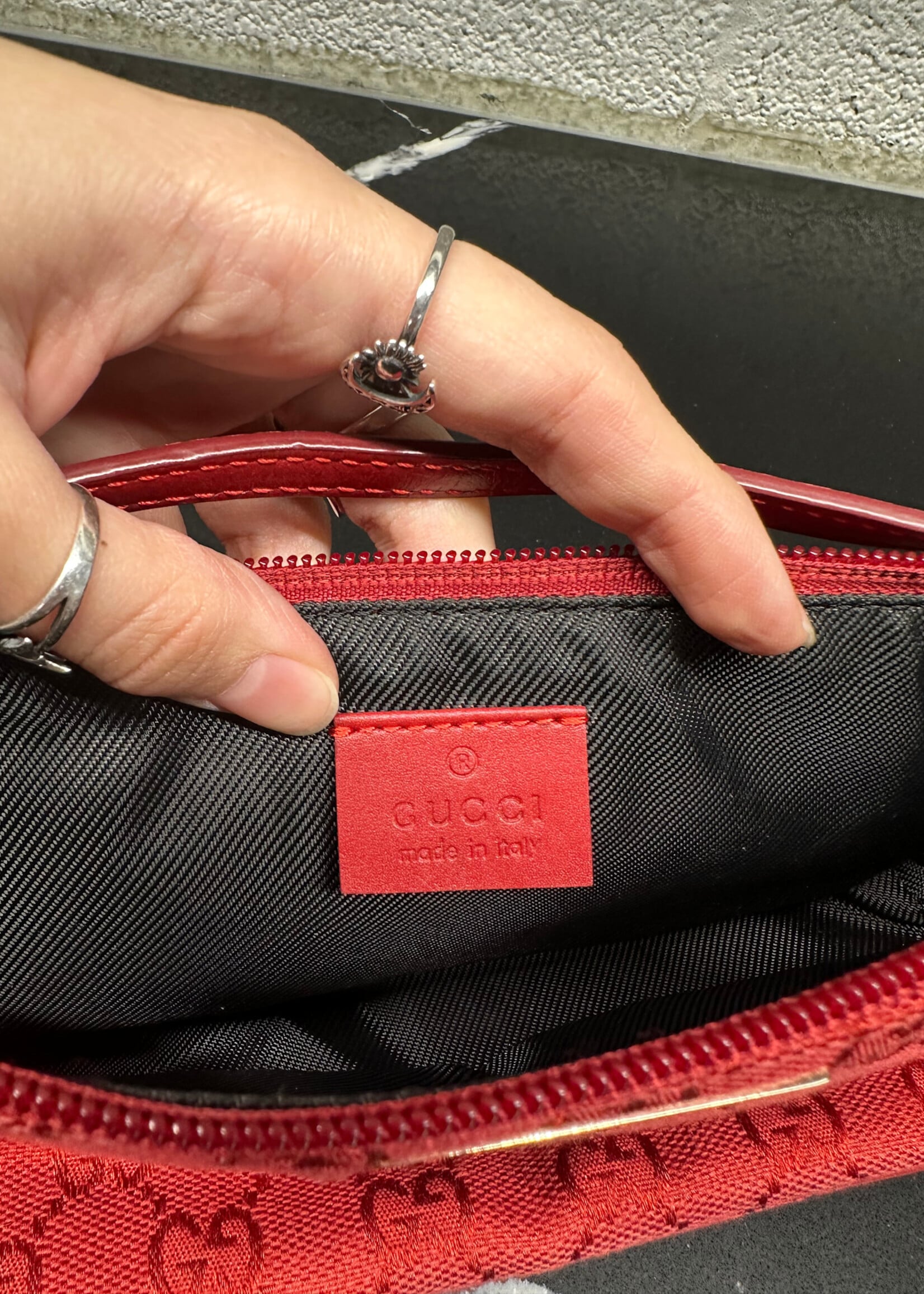 Gucci Tom Ford Era Red Boat Purse