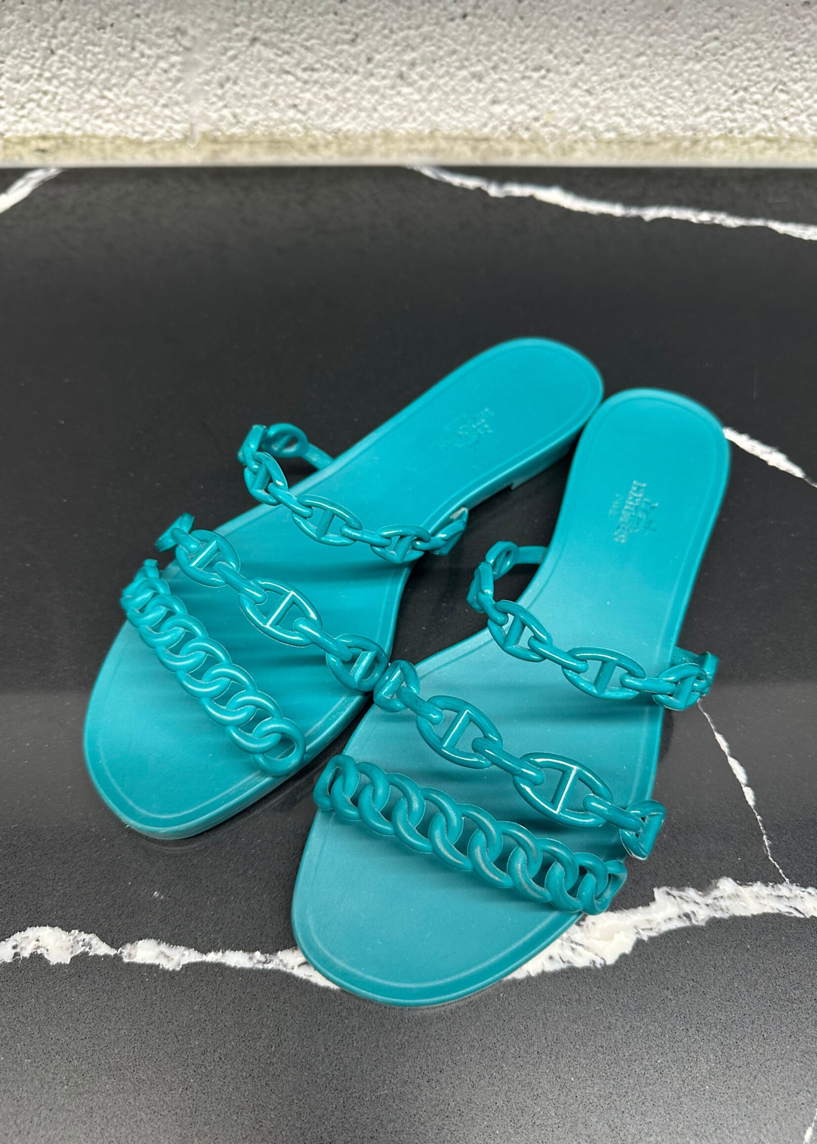 Hermes Rivage Chaine d'Ancre Insignia Slides 38/8