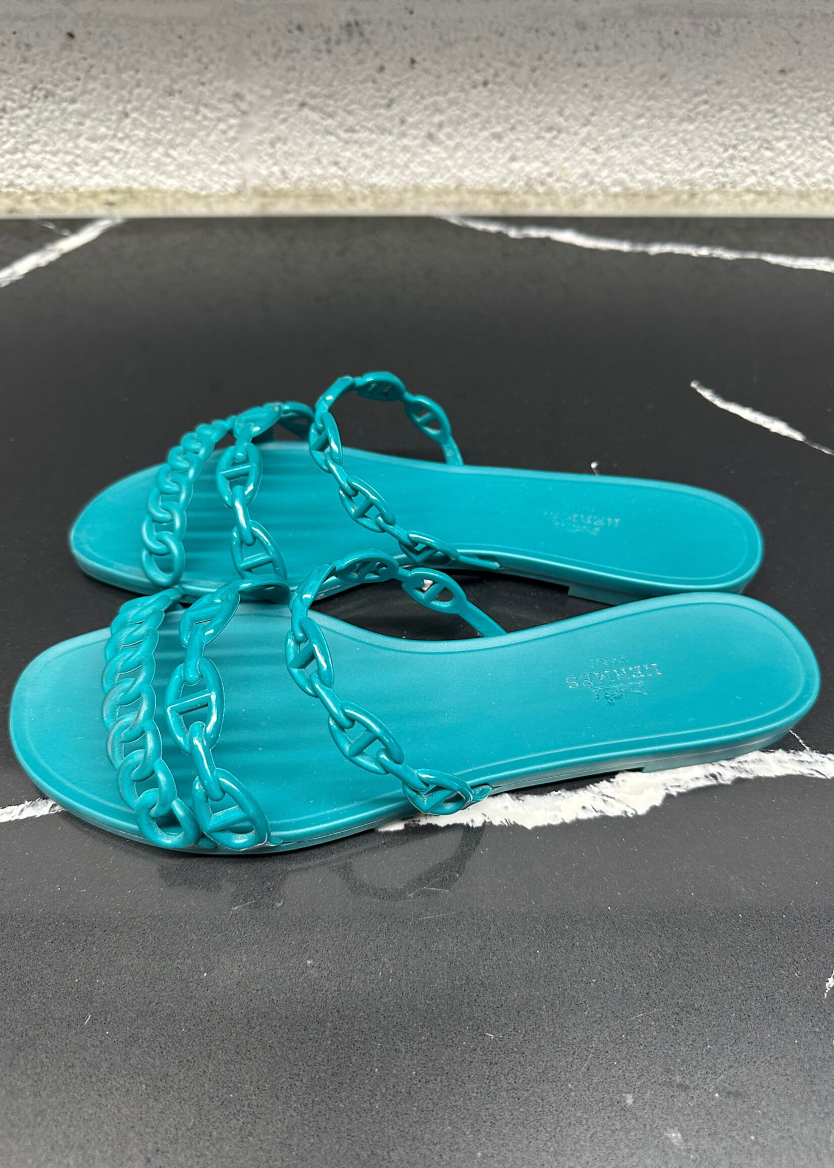 Hermes Rivage Chaine d'Ancre Insignia Slides 38/8
