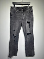 Ksubi NWT Black "Thrashed" Straight Denim Masc 34"