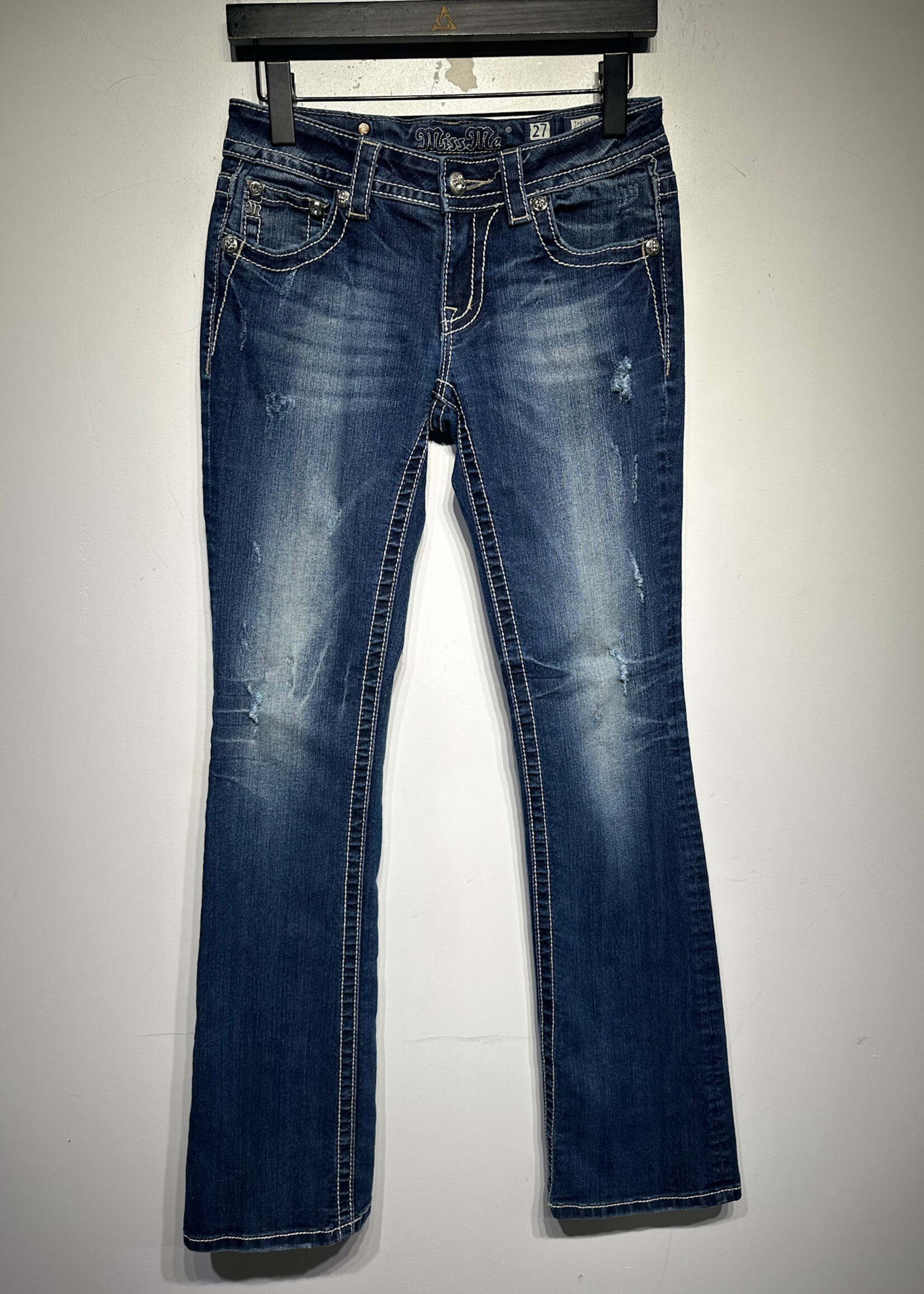 MissMe Fleur de Lis Bootcut Jeans Fem 27