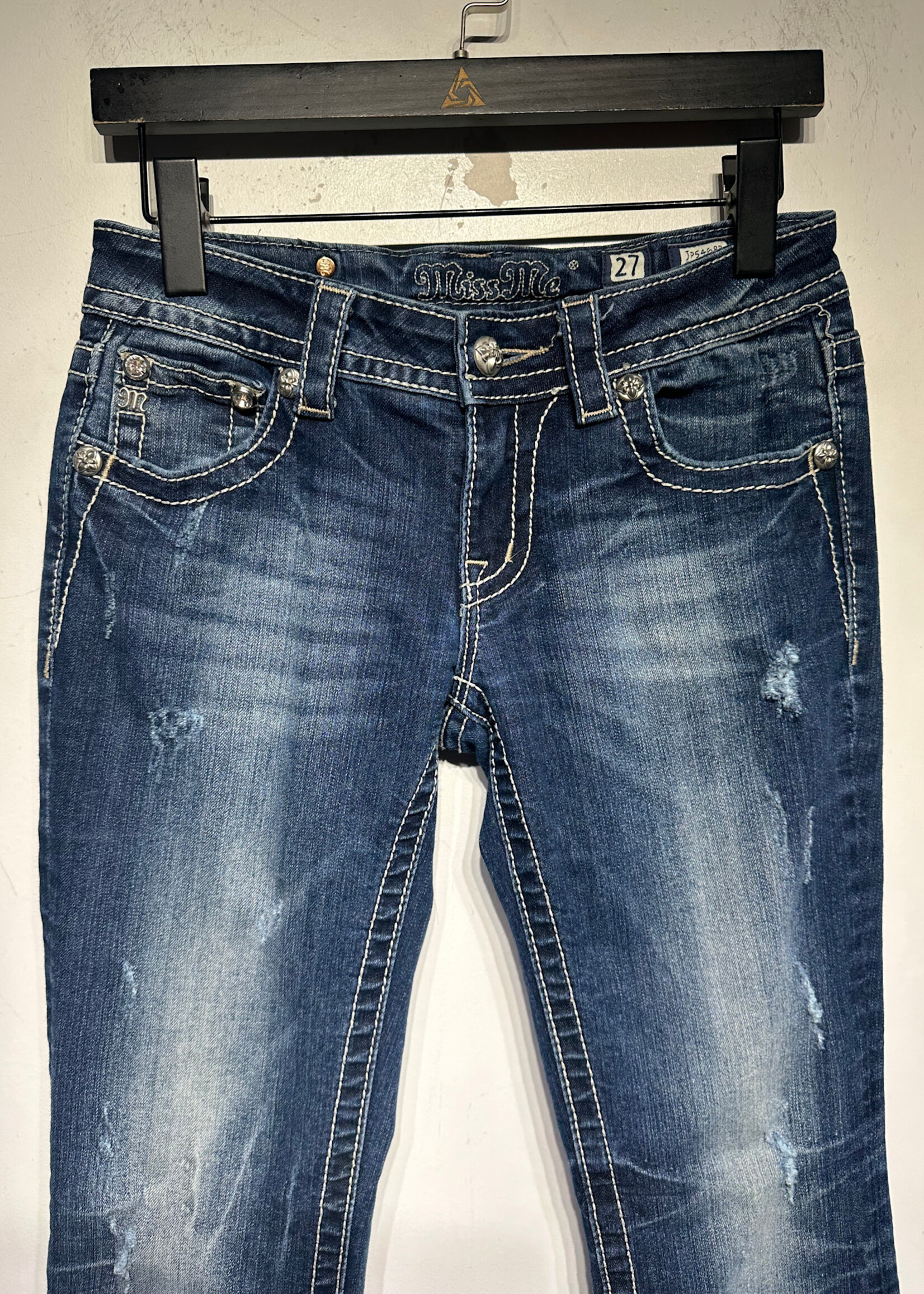 MissMe Fleur de Lis Bootcut Jeans Fem 27