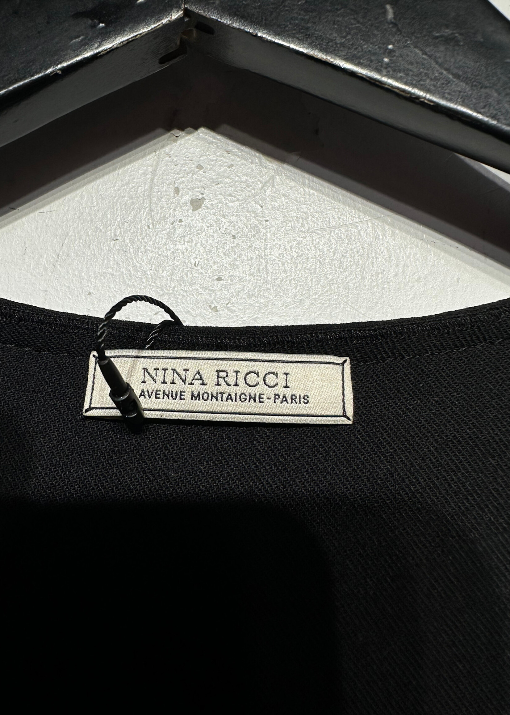 Nina Ricci Black LS Blouse Fem S