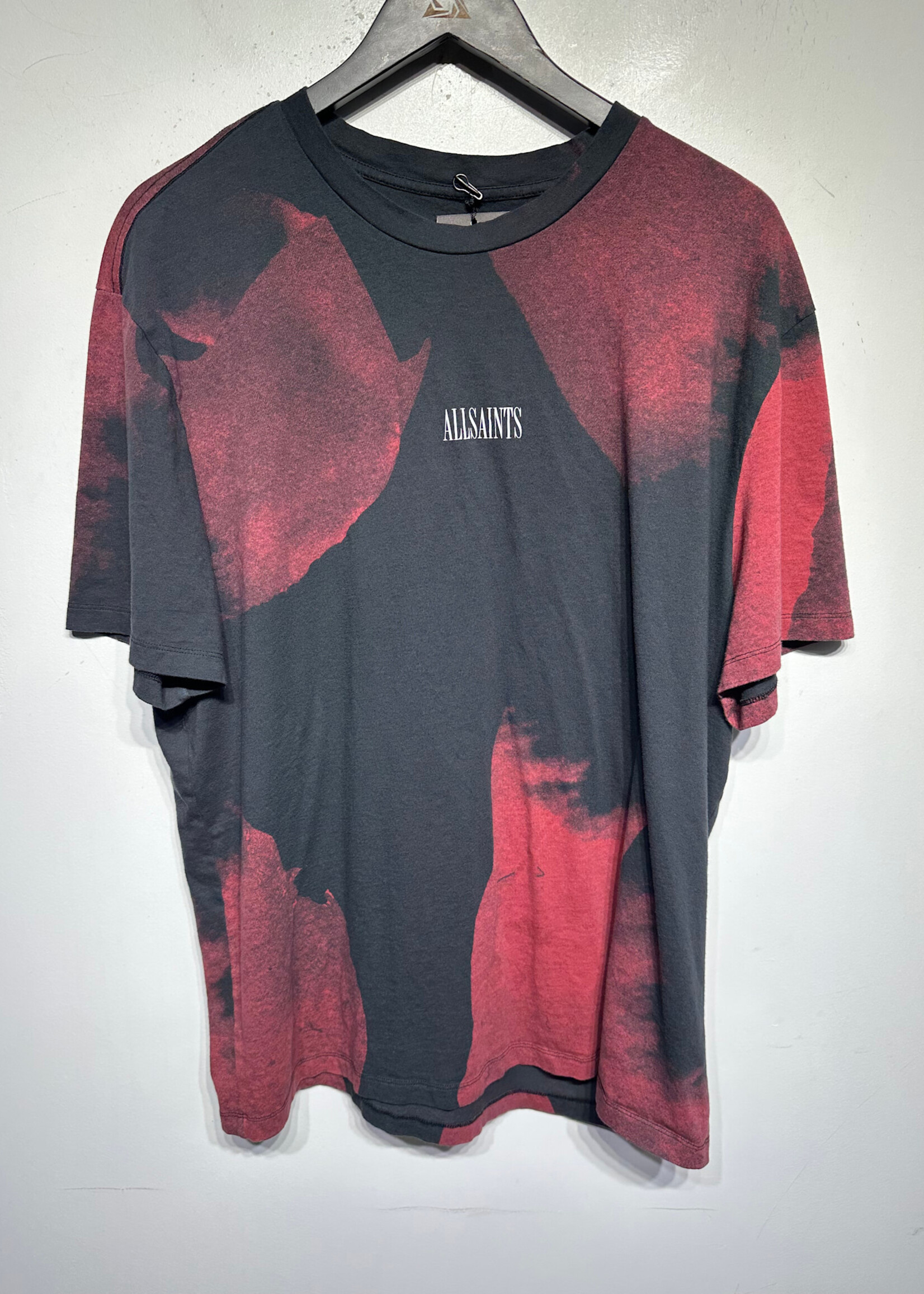 Allsaints Black / Red Tee Masc XL