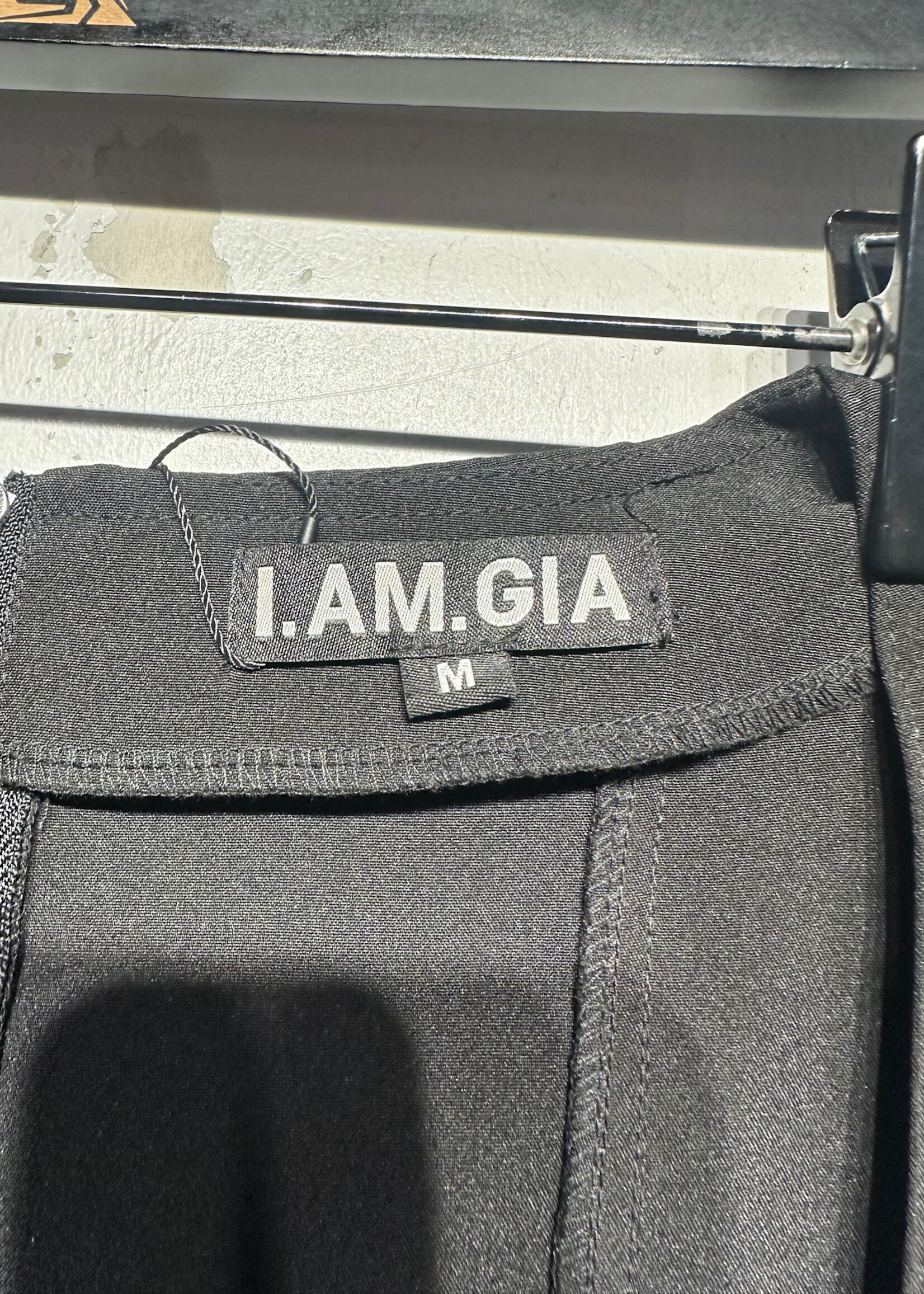 I AM GIA Black Lace Up Corset M
