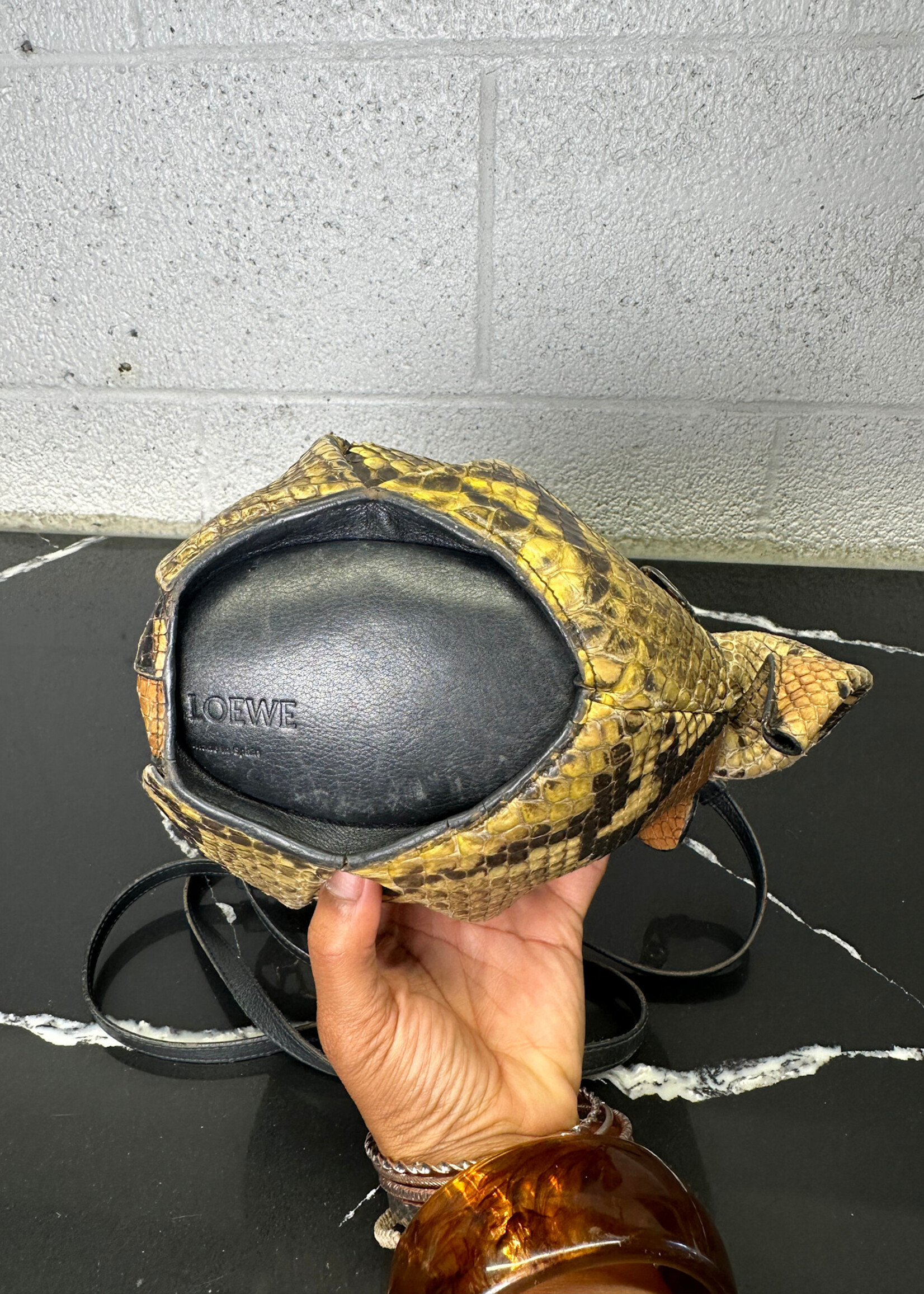 Loewe Python Elephant Purse