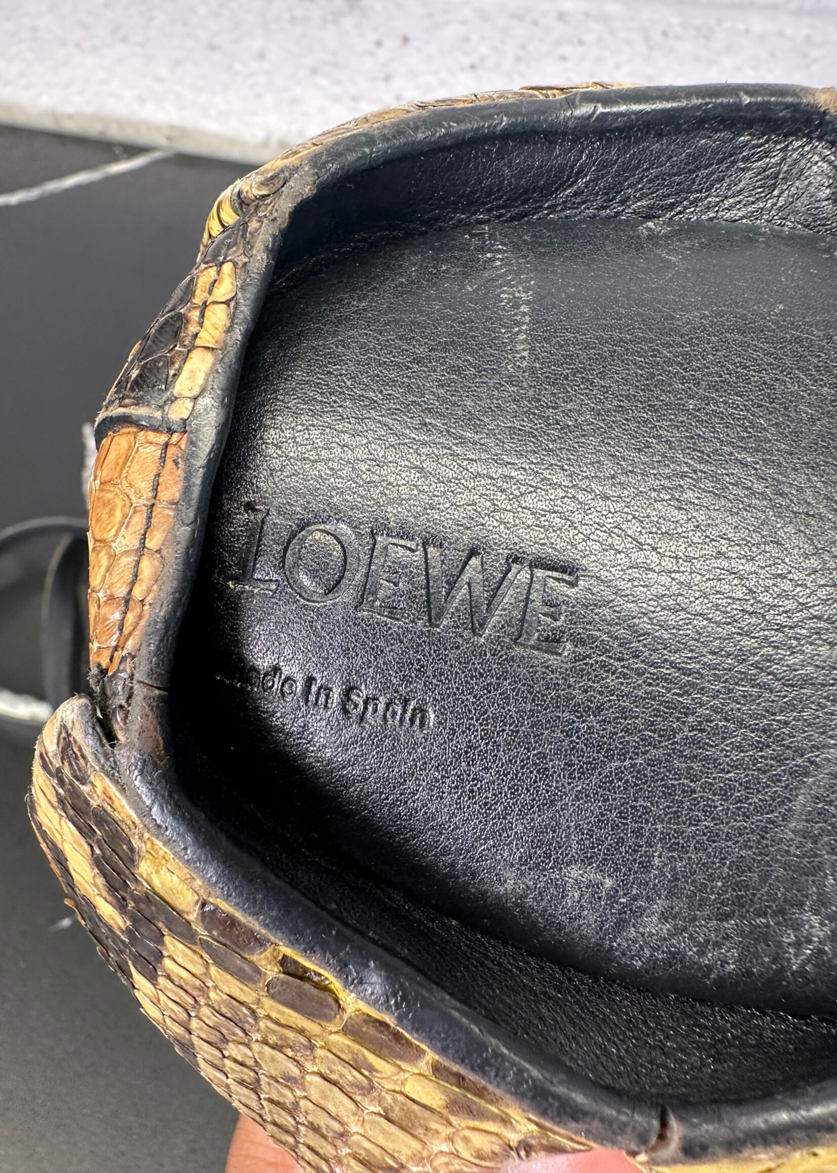 Loewe Python Elephant Purse