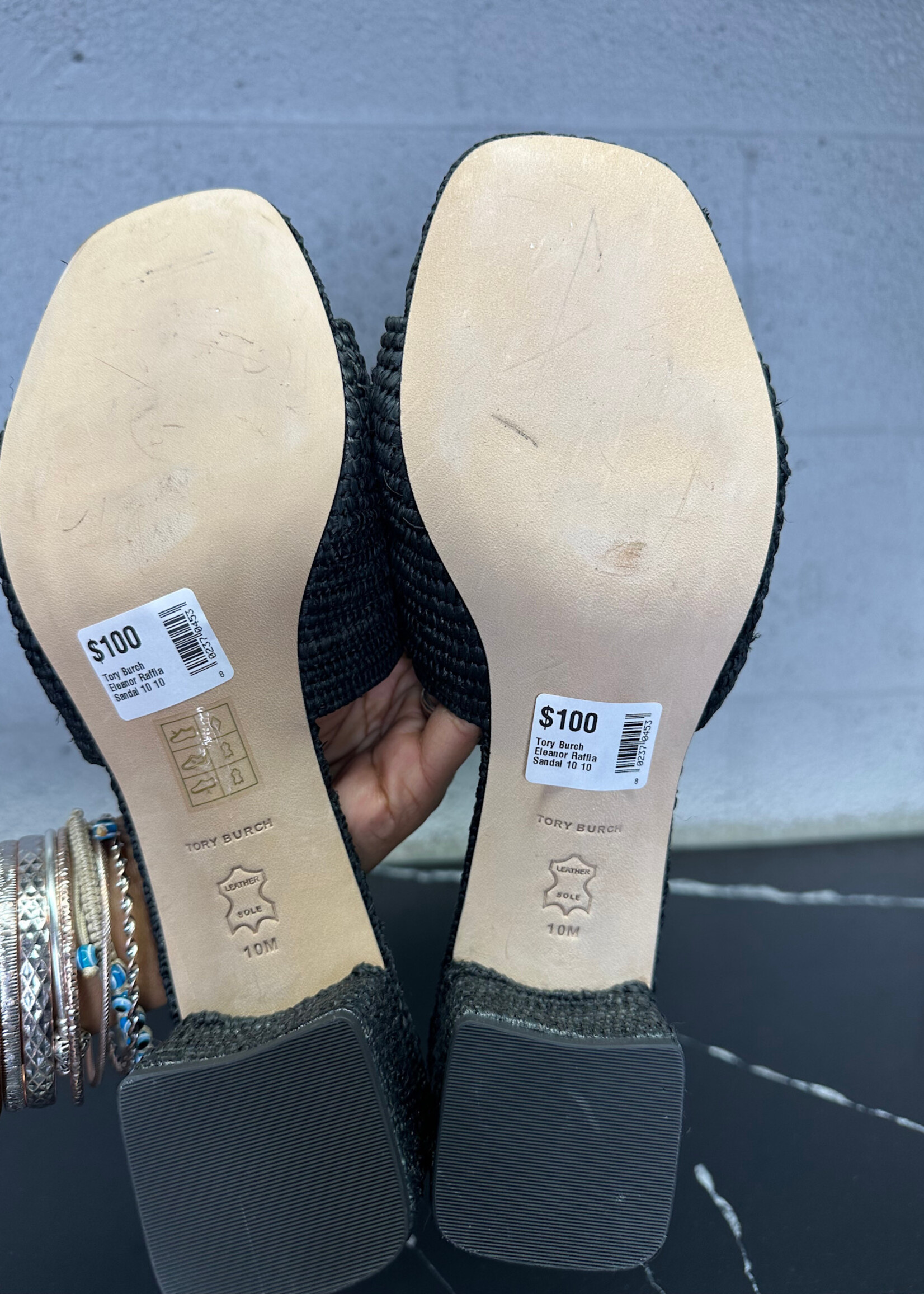 Tory Burch Eleanor Raffia Sandal 10