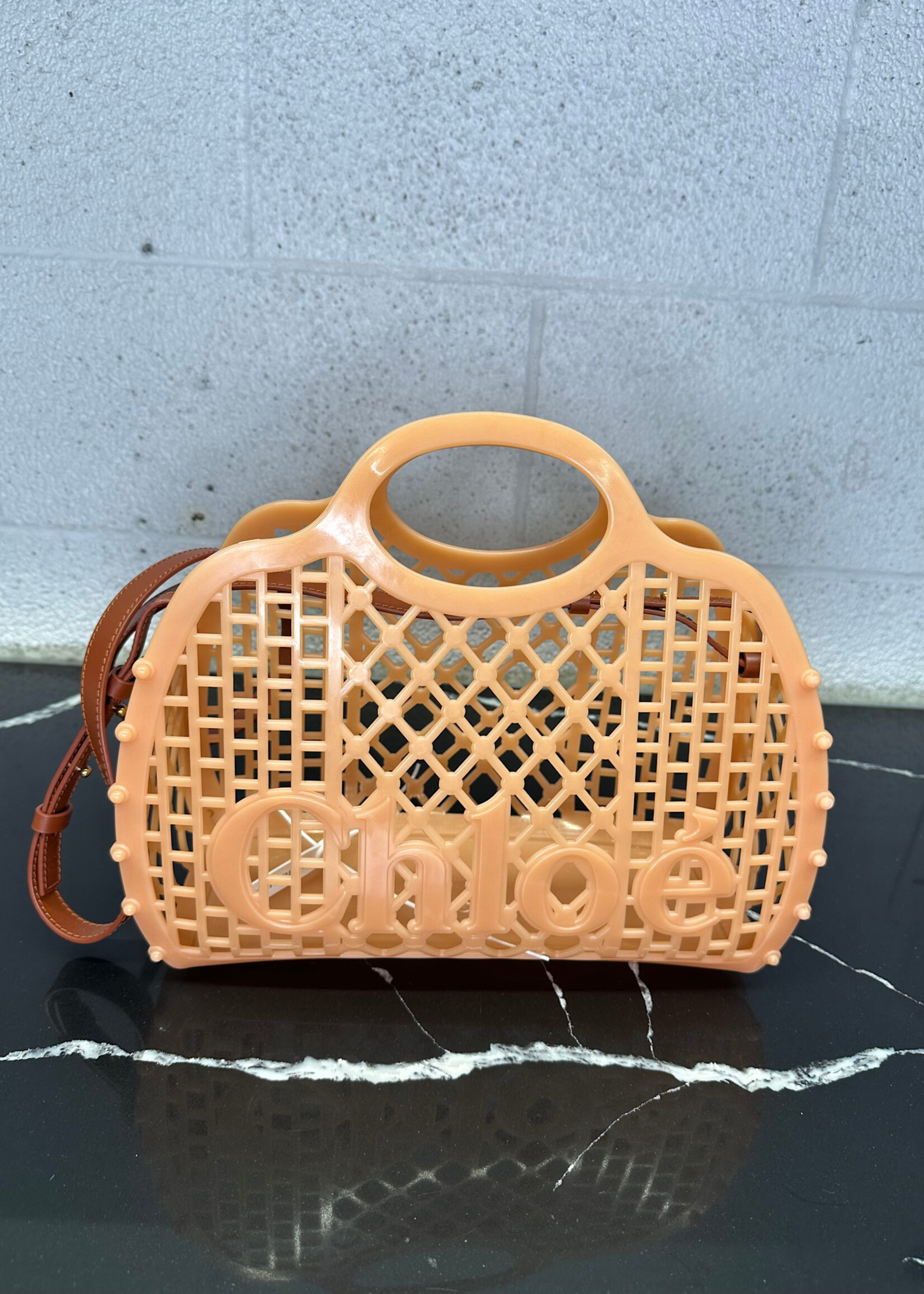 Chloe Cage Jelly Tote
