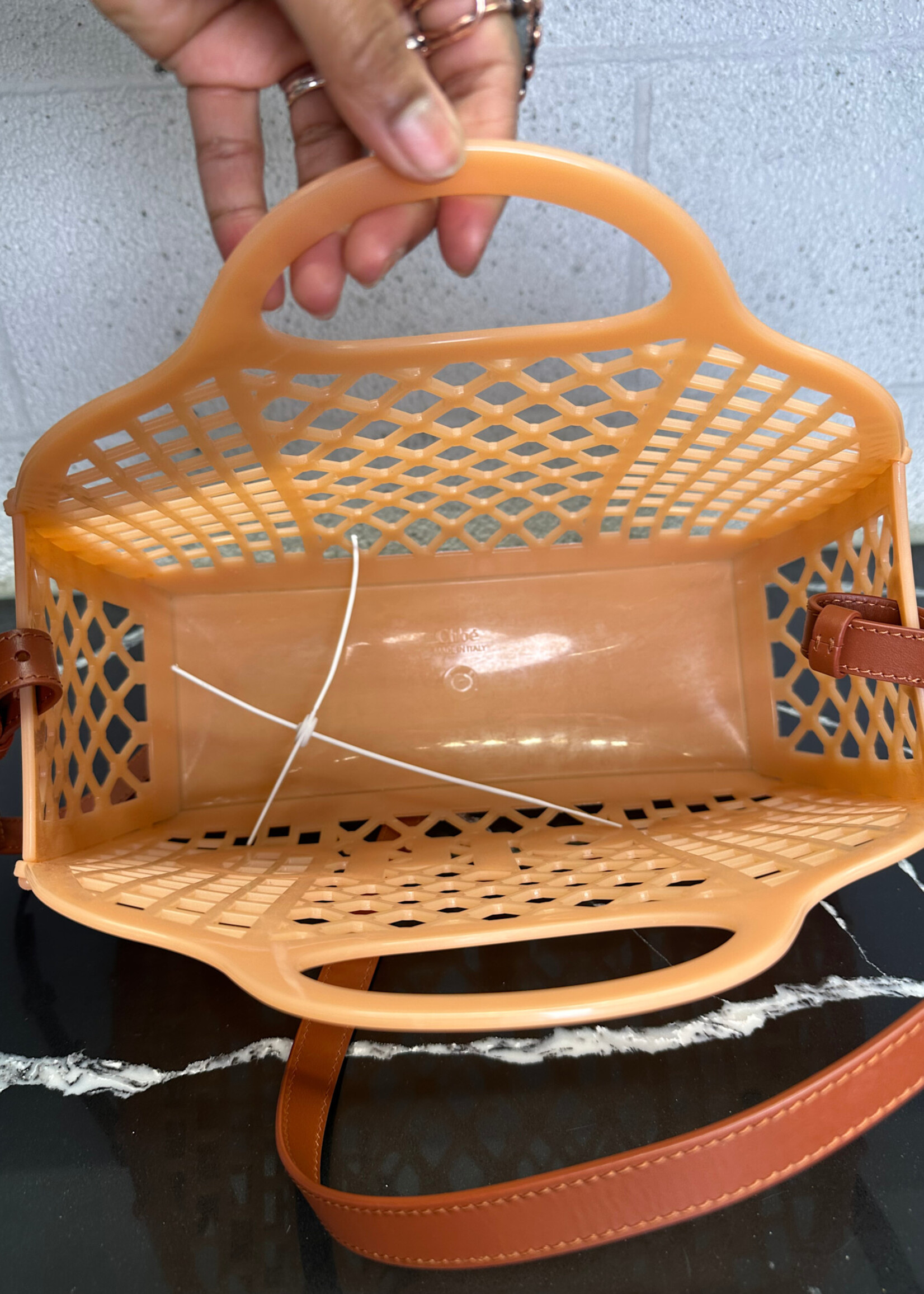 Chloe Cage Jelly Tote