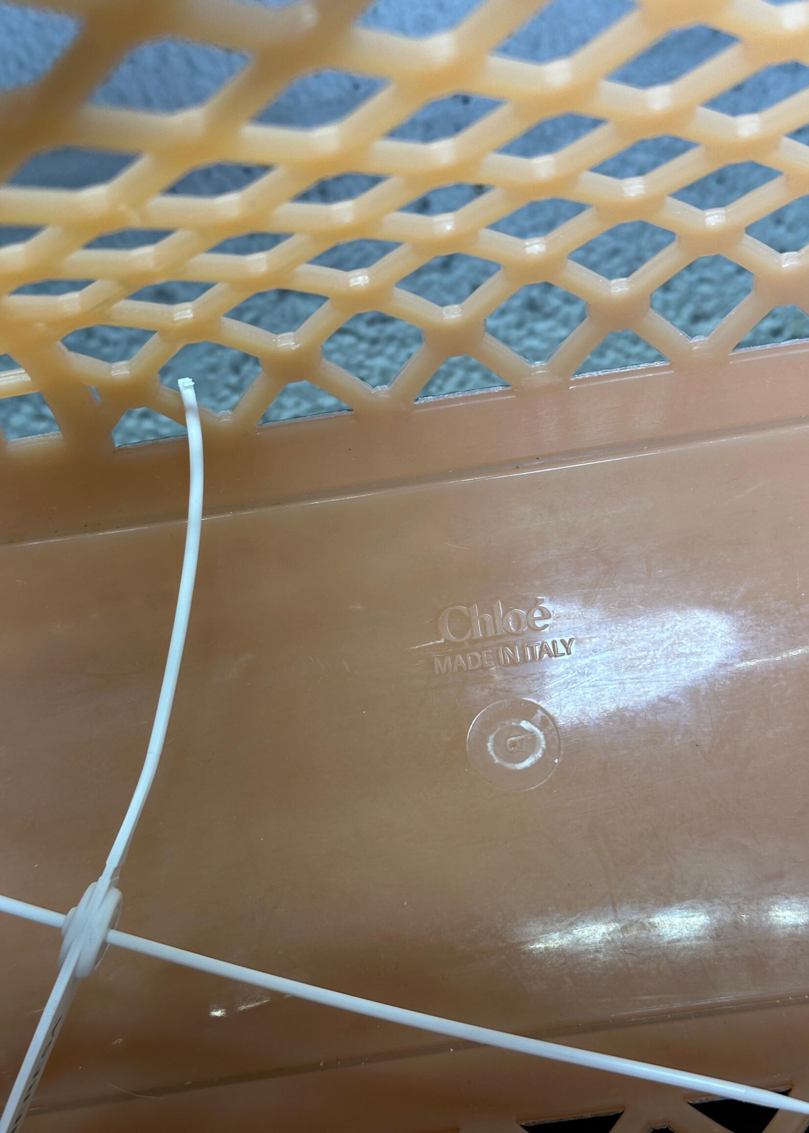 Chloe Cage Jelly Tote