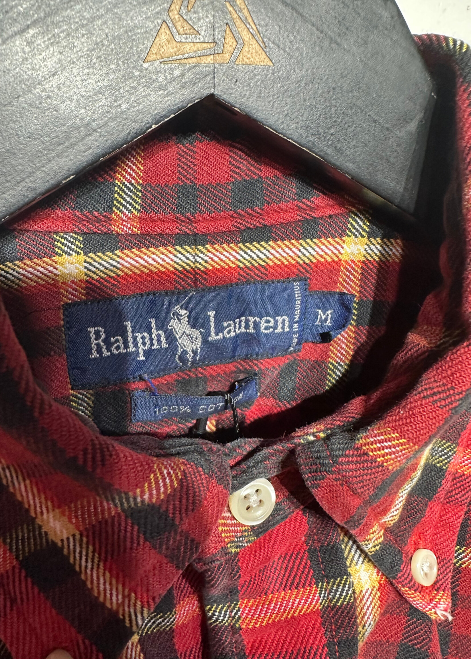 Ralph Lauren Red/Black Flannel Masc M