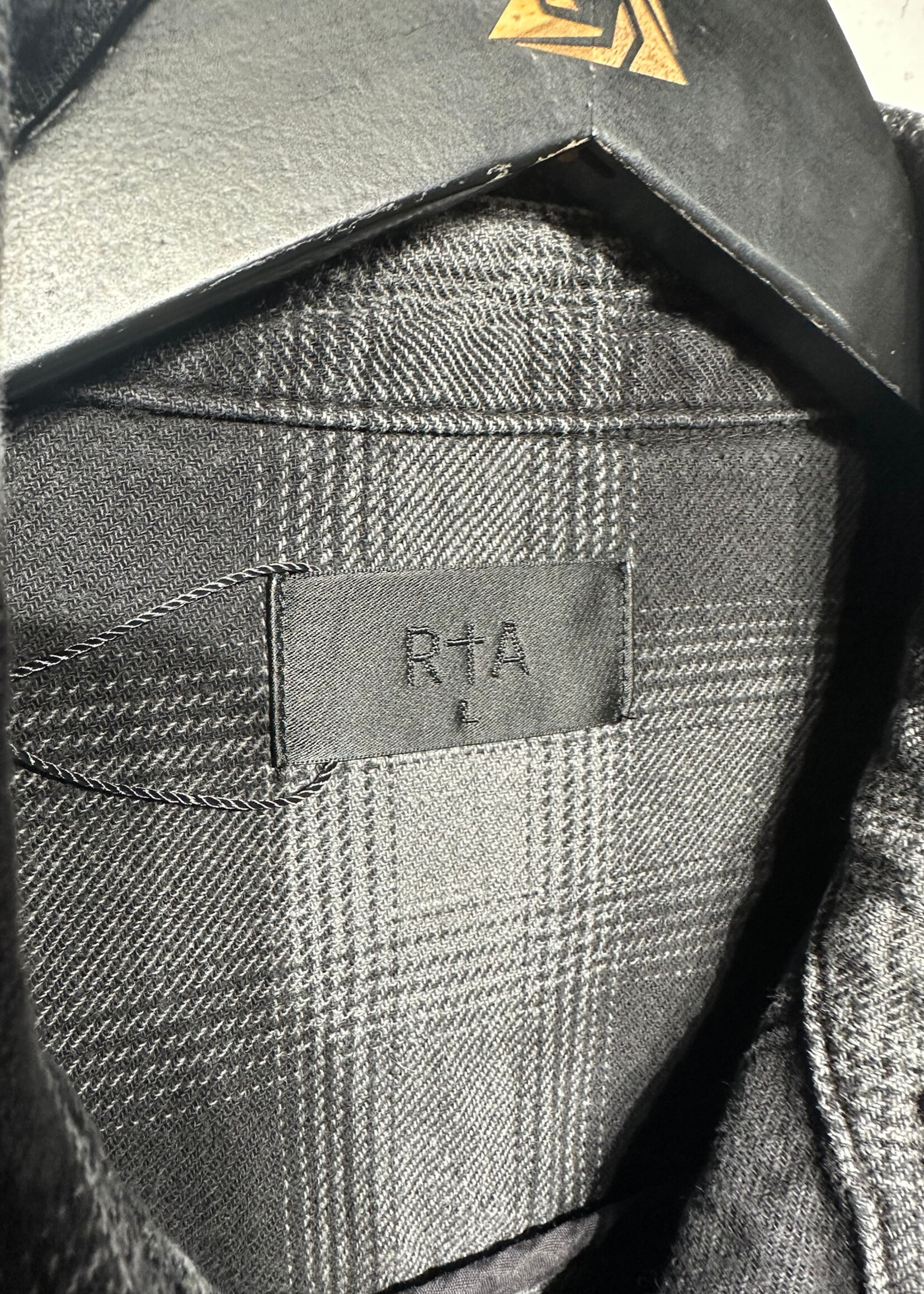 RTA Black /Grey L/S Bu Flannel Masc L