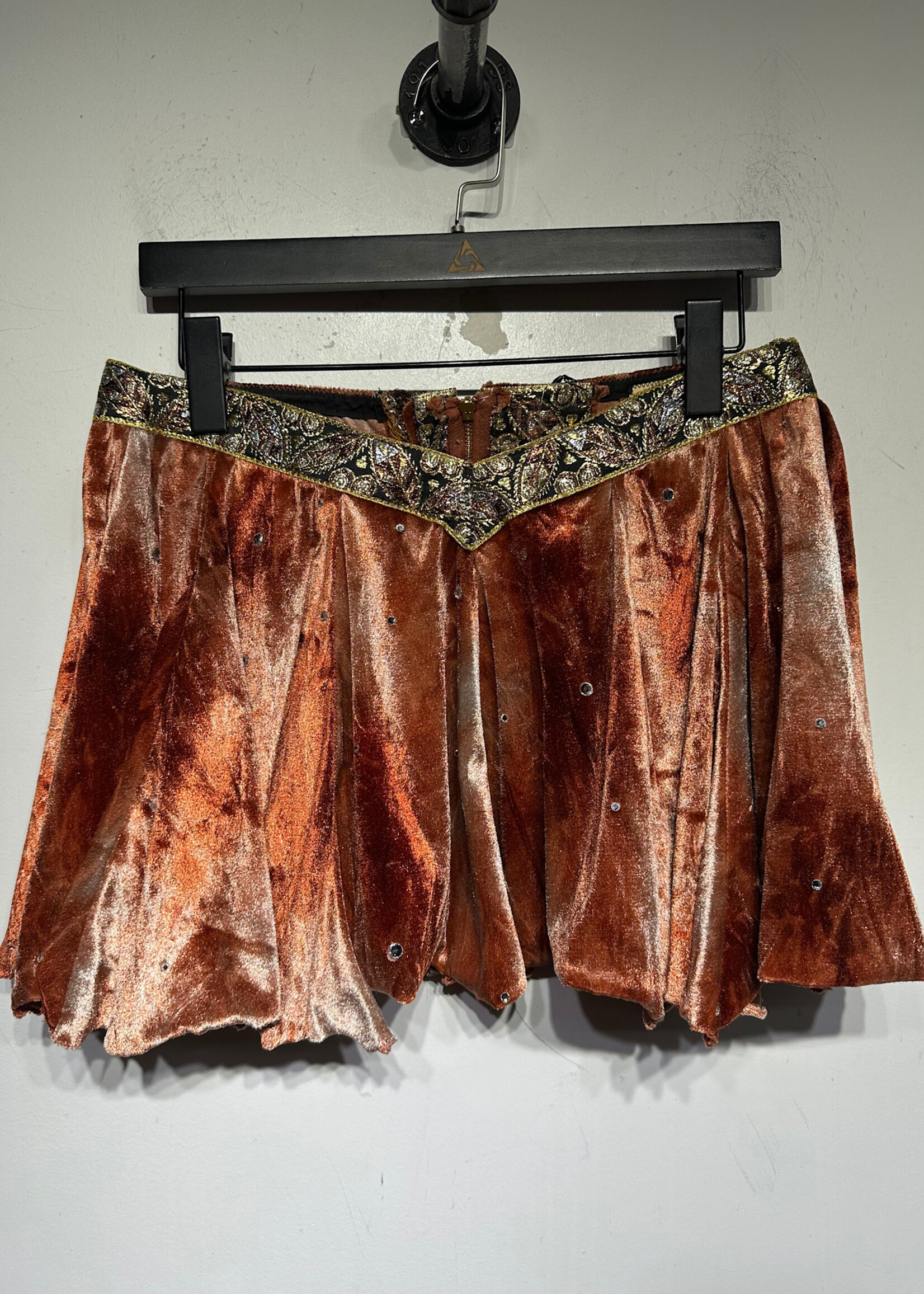 Dynamx Orange Tie Dye Top Skirt Set S Fem