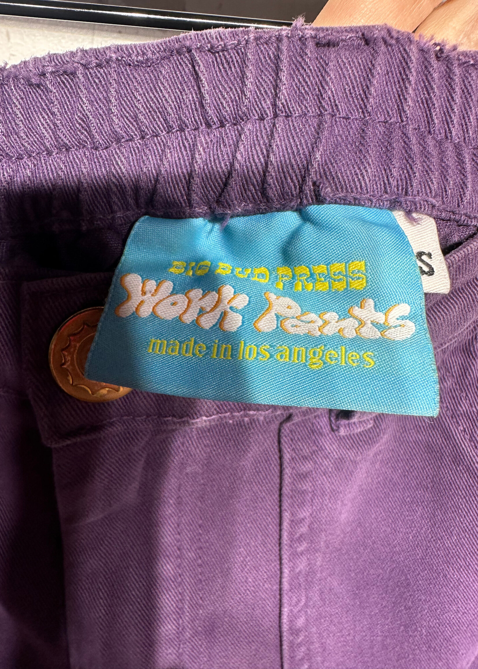 Big Bud Press Purple "Work Pants' Fem Xs/27-29"
