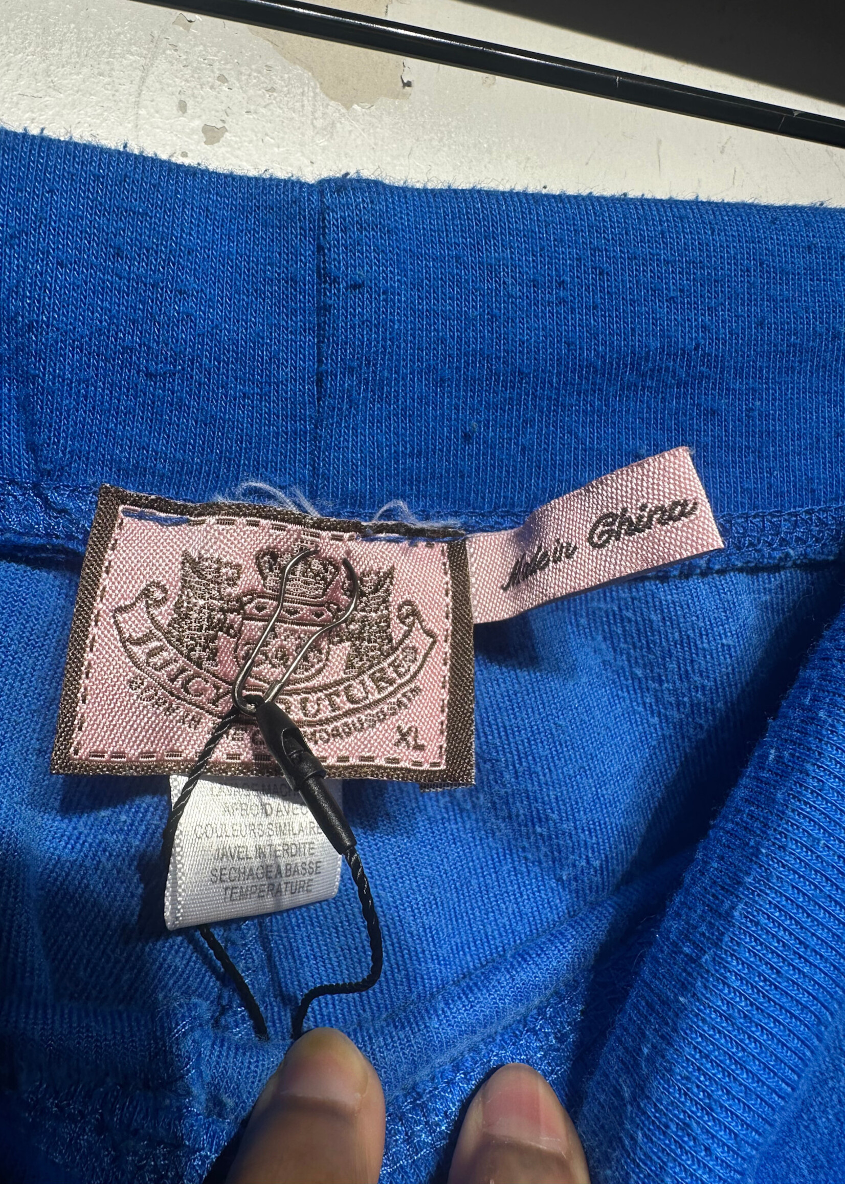 Juicy Y2K Cobalt Blue Track Pants Capri 28 Fem